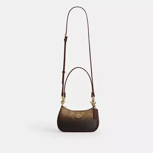 Coach Teri Mini Crossbody Bag In Ombre Signature Canvas