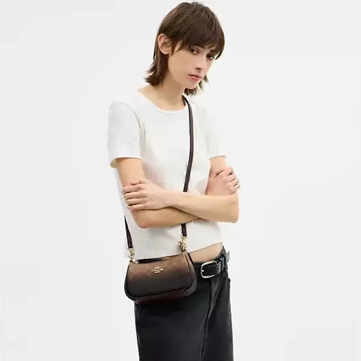 Coach Teri Mini Crossbody Bag In Ombre Signature Canvas