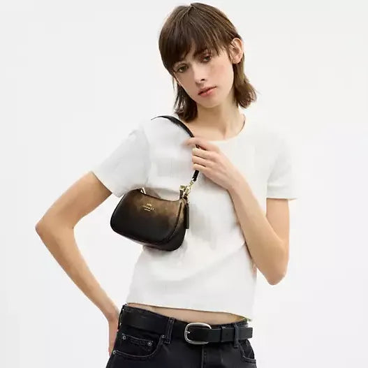 Coach Teri Mini Crossbody Bag In Ombre Signature Canvas