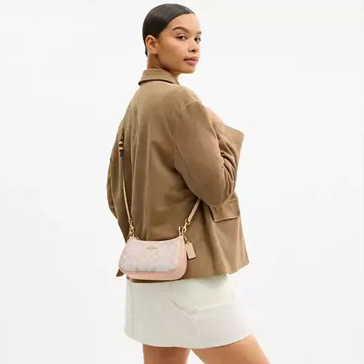 Coach Teri Mini Crossbody Bag In Signature Canvas