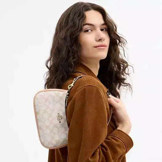 Coach Teri Mini Crossbody Bag In Signature Canvas