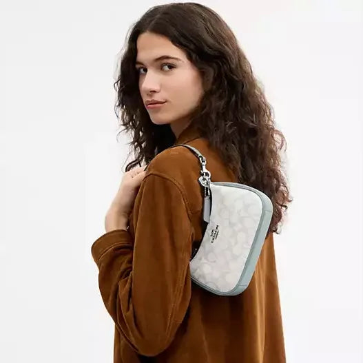 Coach Teri Mini Crossbody Bag In Signature Canvas