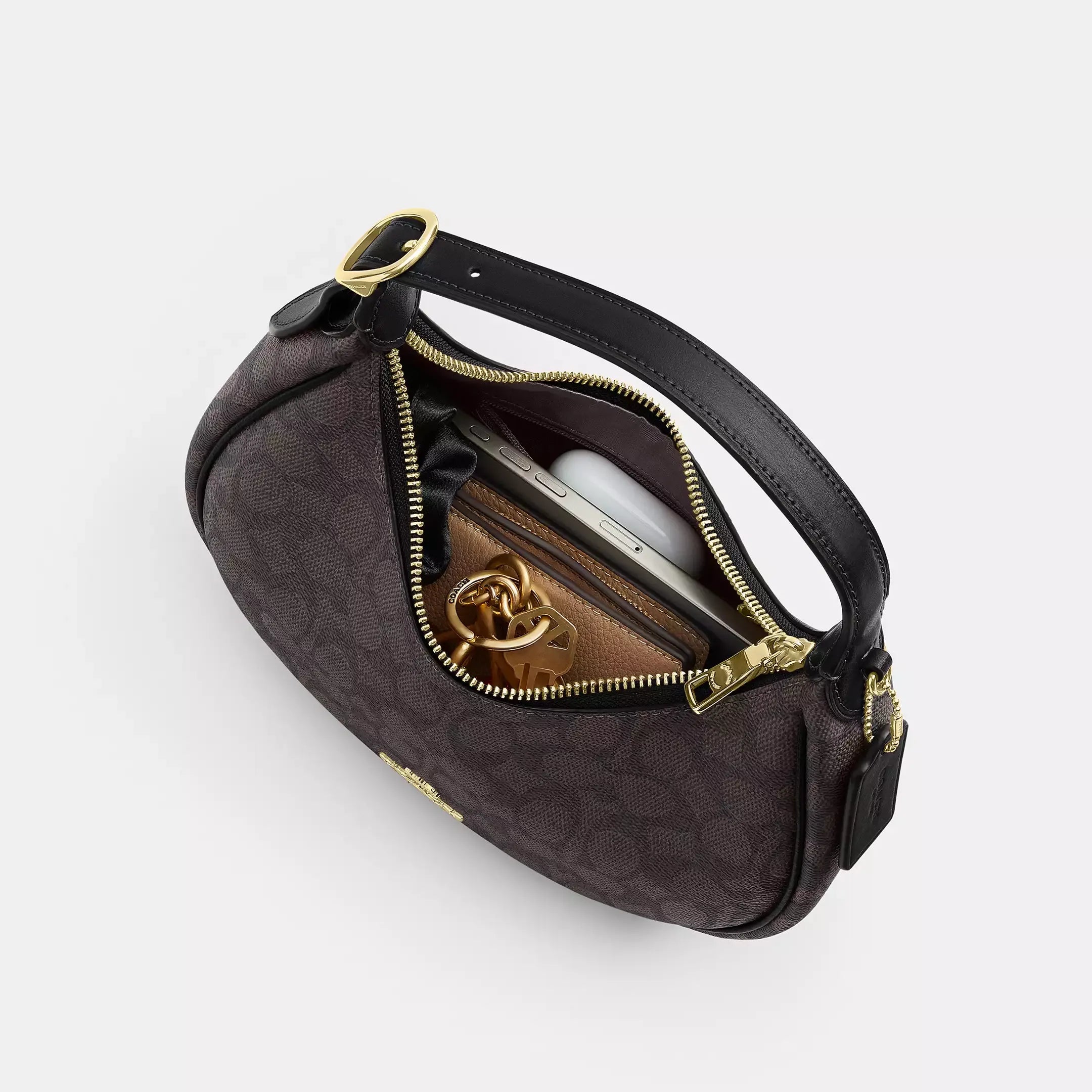 Coach Emily Shoulder Bag In Signature Canvas
