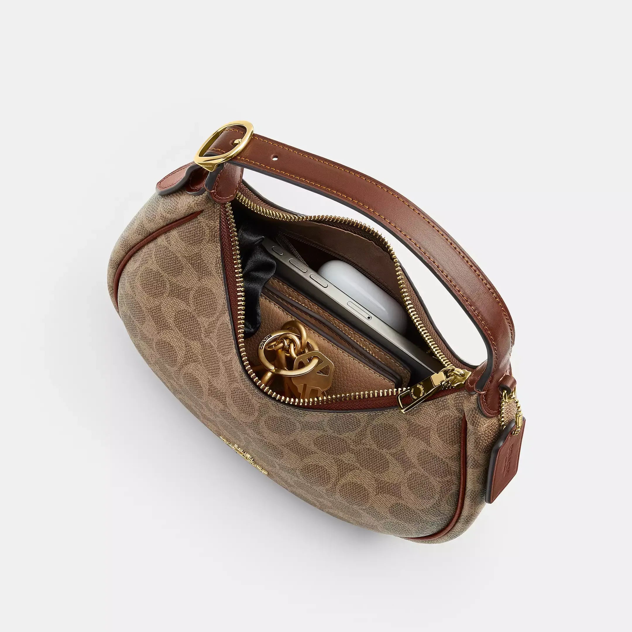 Coach Emily Shoulder Bag In Signature Canvas