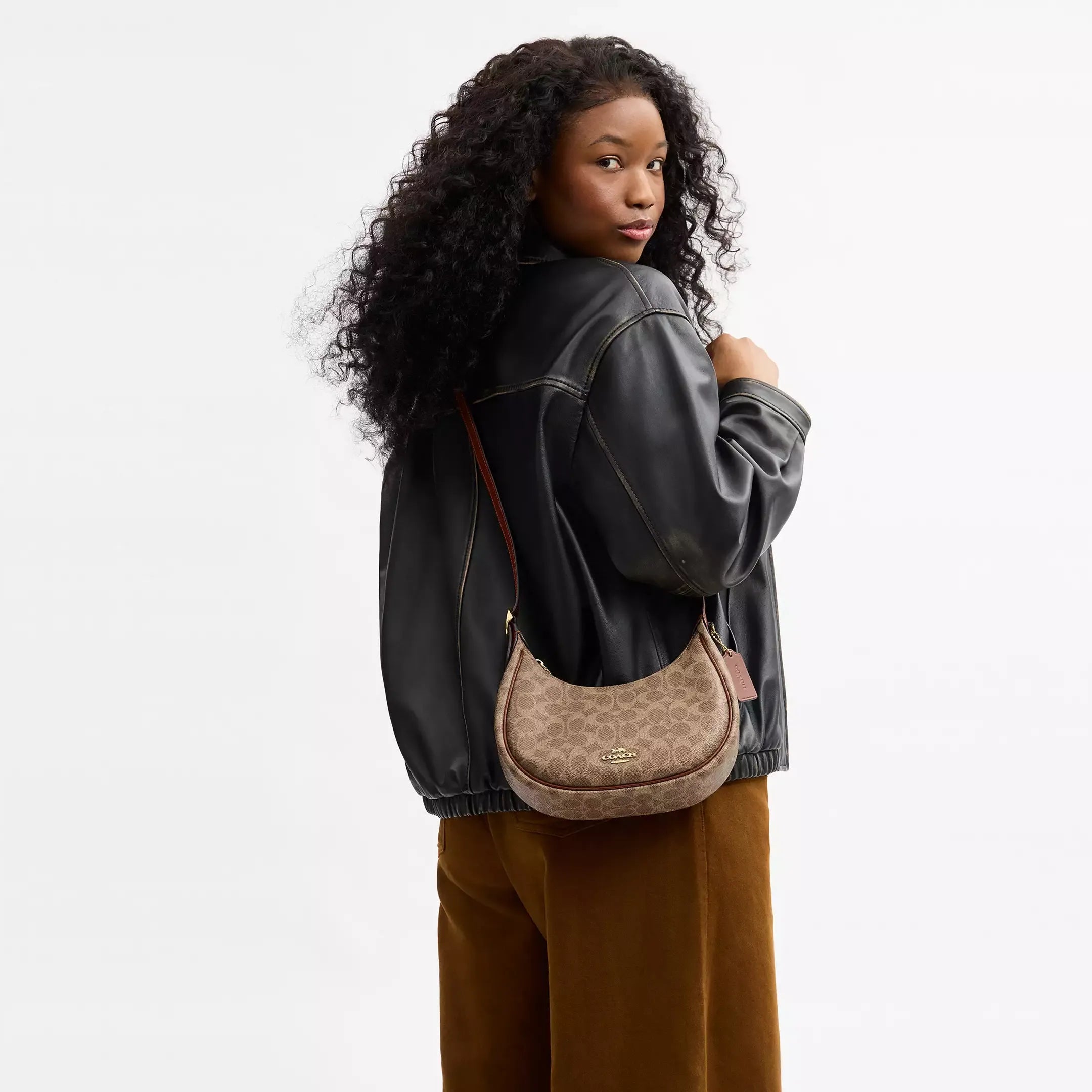 Coach Emily Shoulder Bag In Signature Canvas