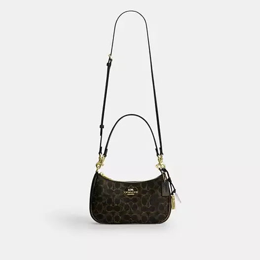 Coach Teri Shoulder Bag In Loved Signature Canvas With Charms