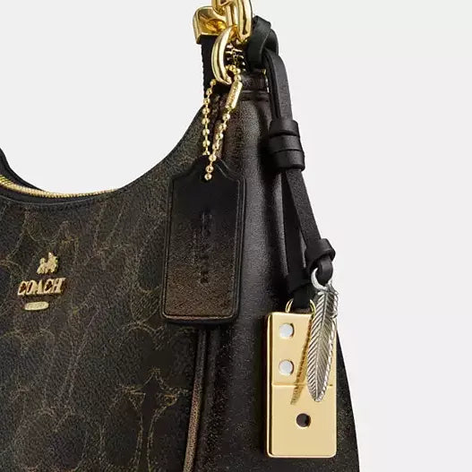 Coach Teri Shoulder Bag In Loved Signature Canvas With Charms