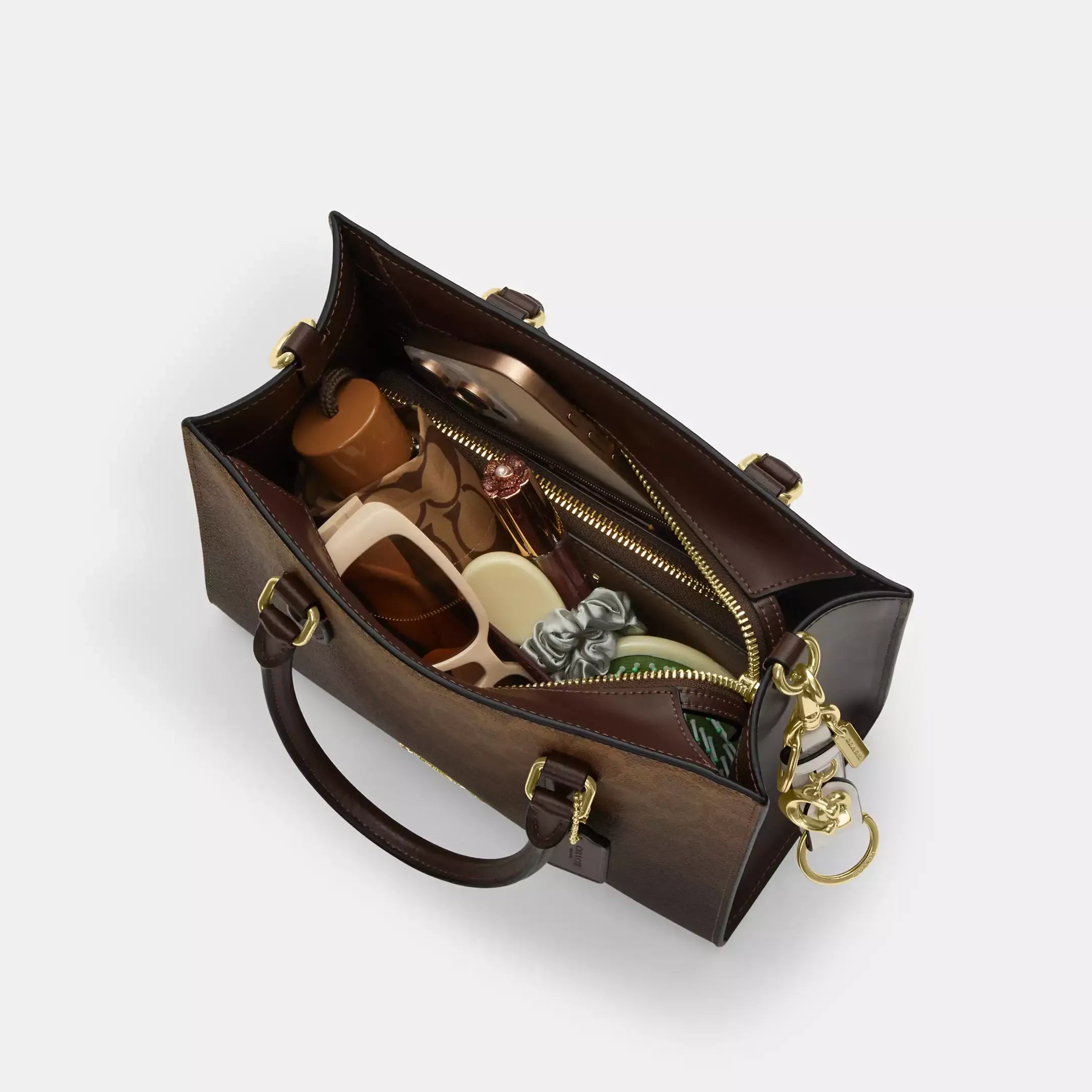 Coach Maggie Small Tote Bag In Ombre Signature Canvas
