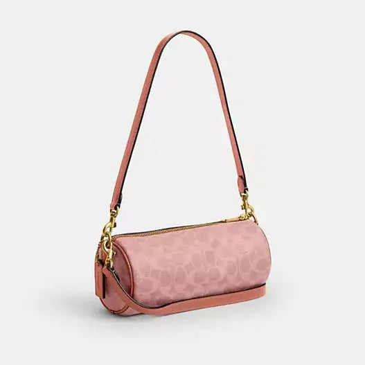 Coach Barrel Bag In Signature Canvas