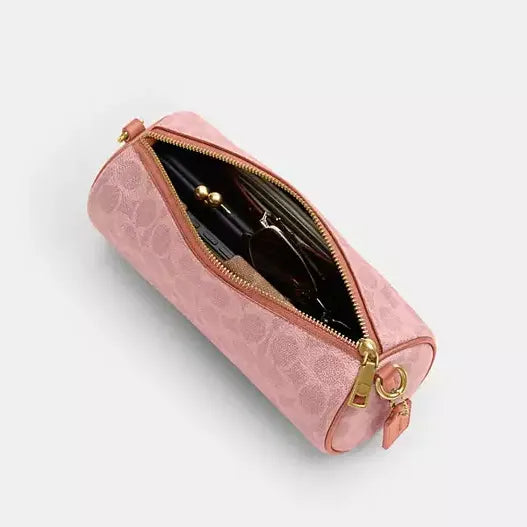 Coach Barrel Bag In Signature Canvas