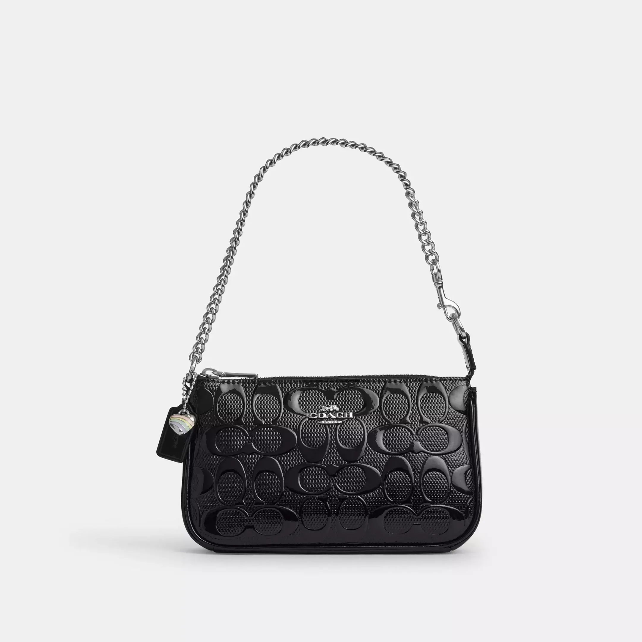 Coach Nolita 19 In Signature Leather With Heart Charm