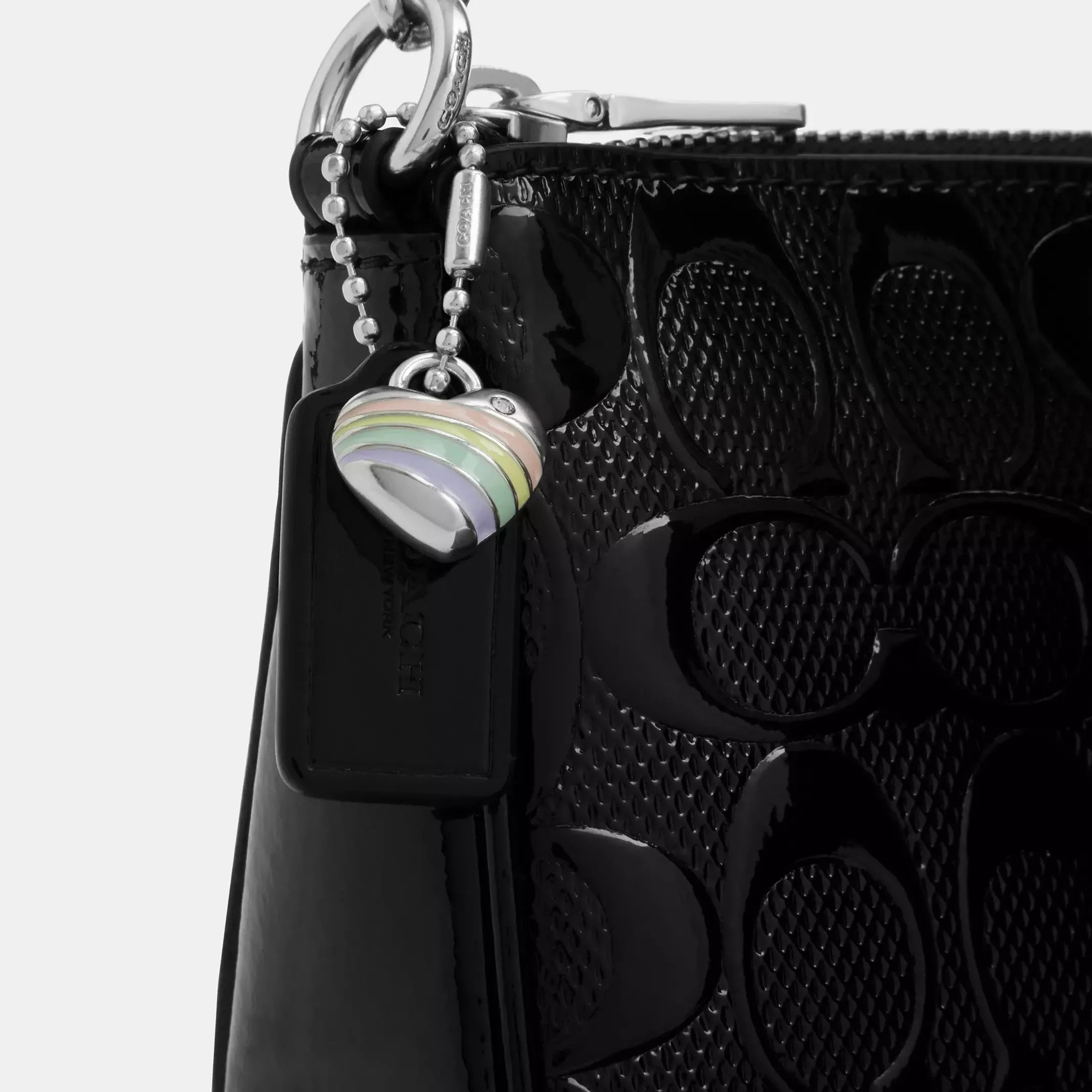 Coach Nolita 19 In Signature Leather With Heart Charm