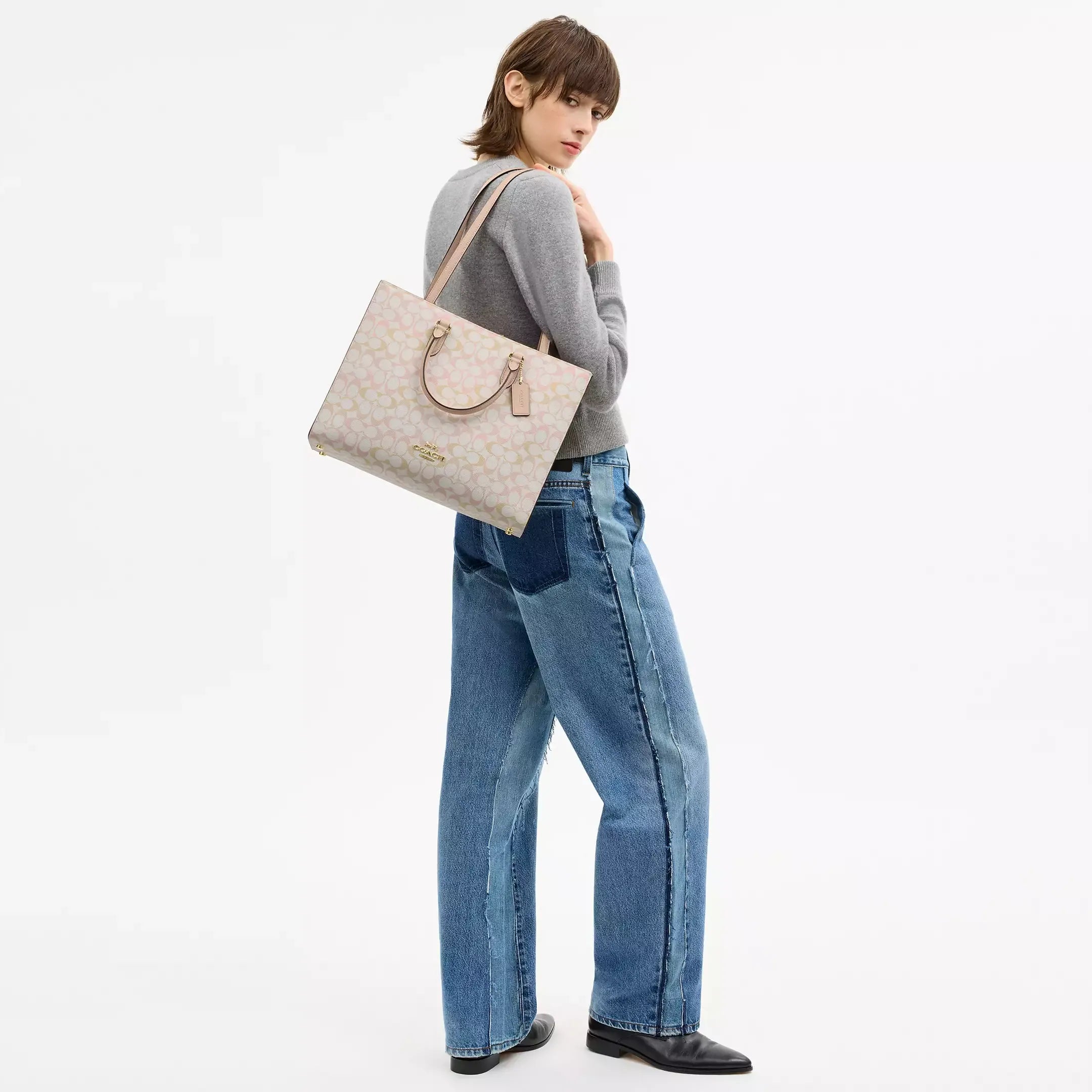 Coach Maggie Tote Bag In Signature Canvas