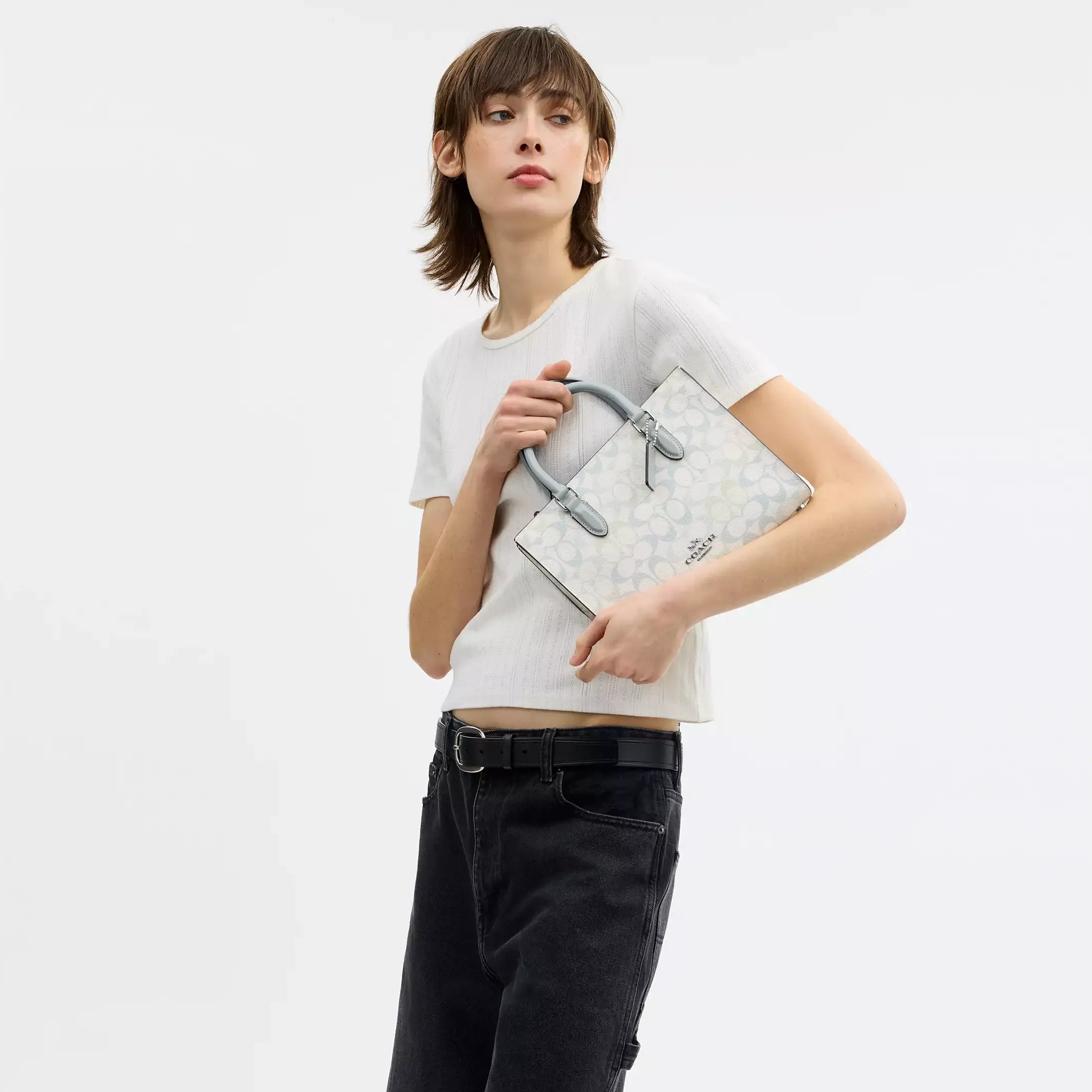 Coach Maggie Small Tote Bag In Signature Canvas