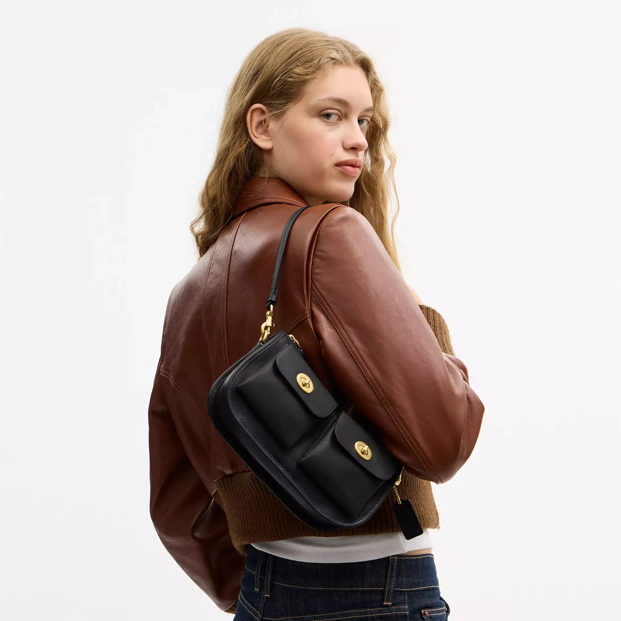 Coach Twin Turnlock Waverly Bag