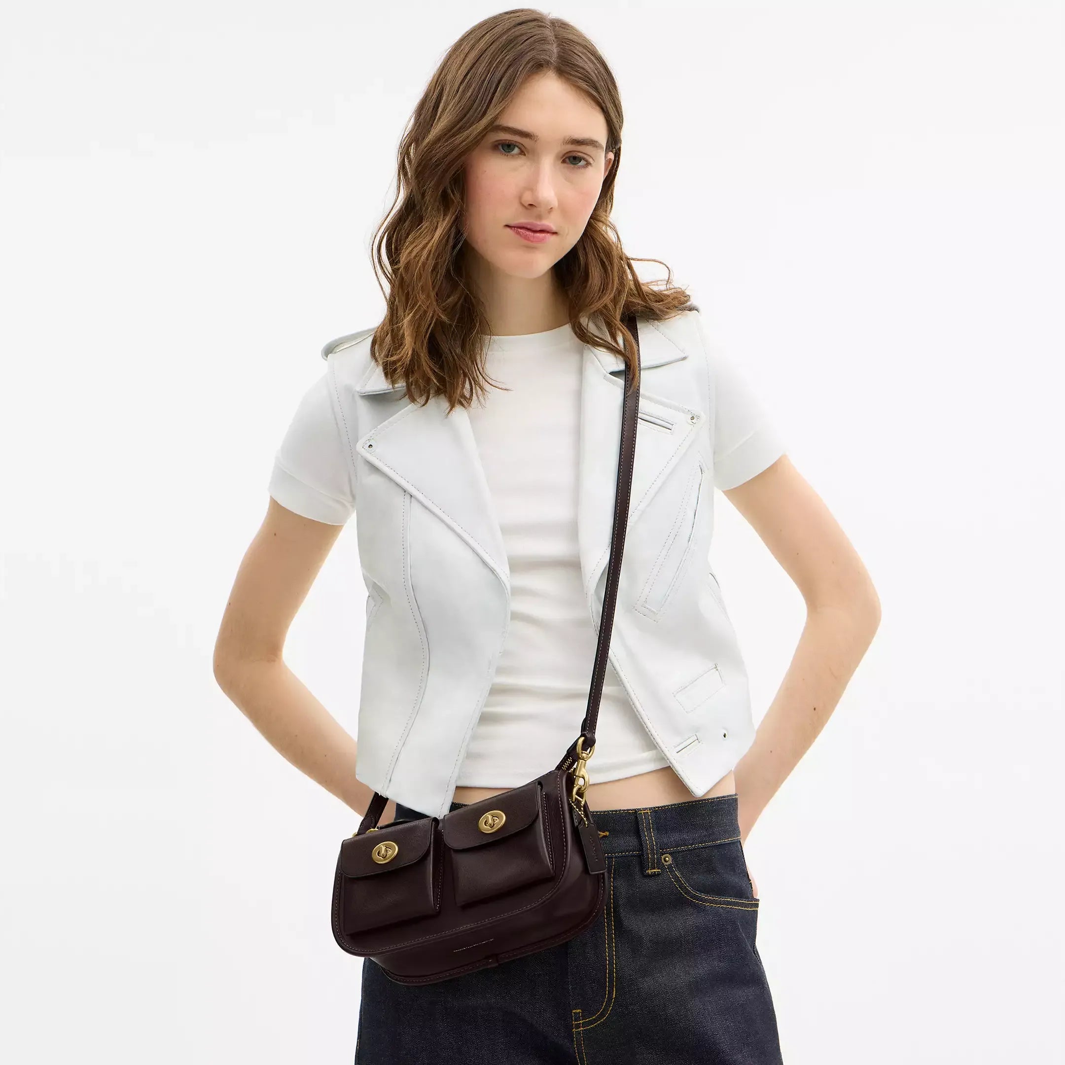 Coach Twin Turnlock Waverly Bag
