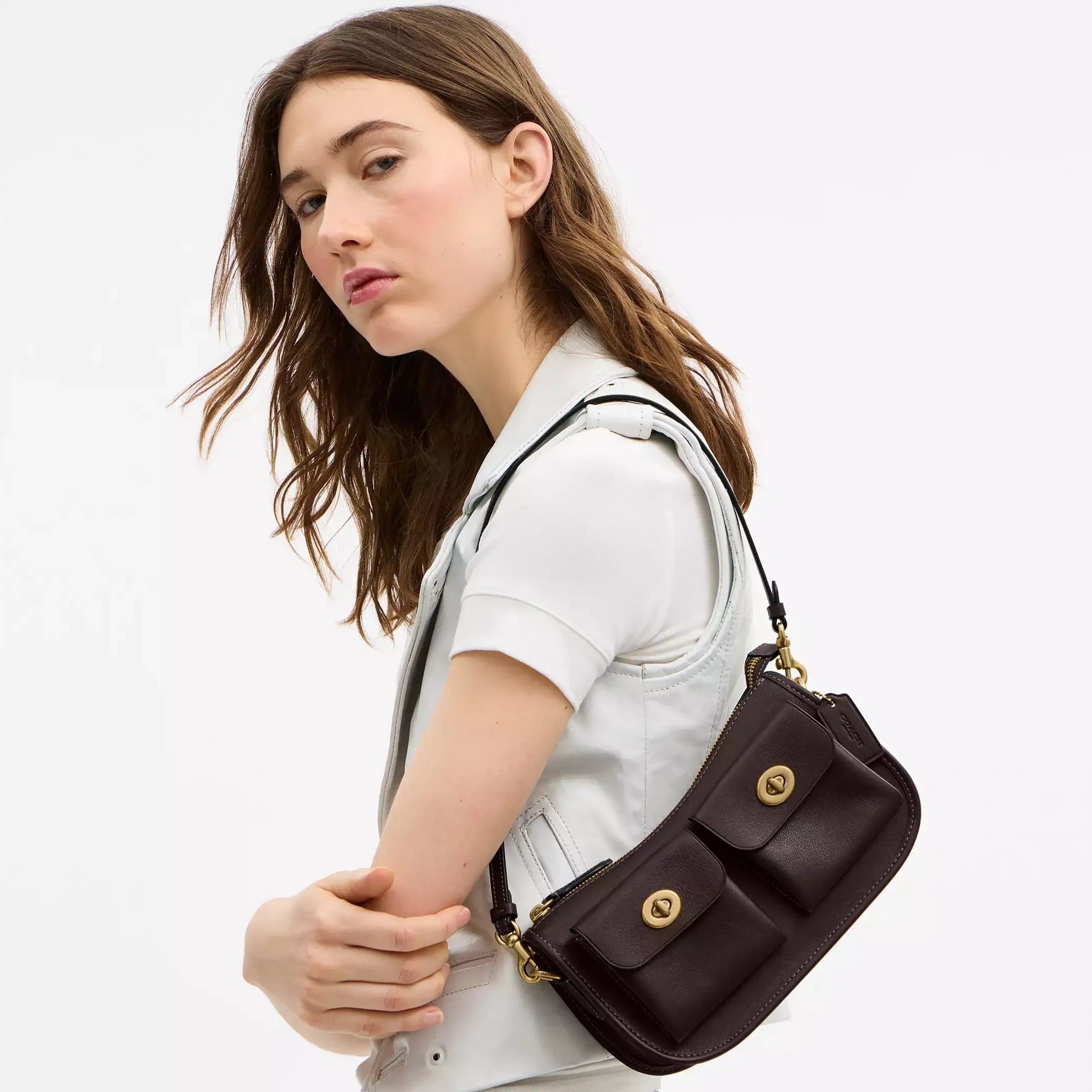 Coach Twin Turnlock Waverly Bag