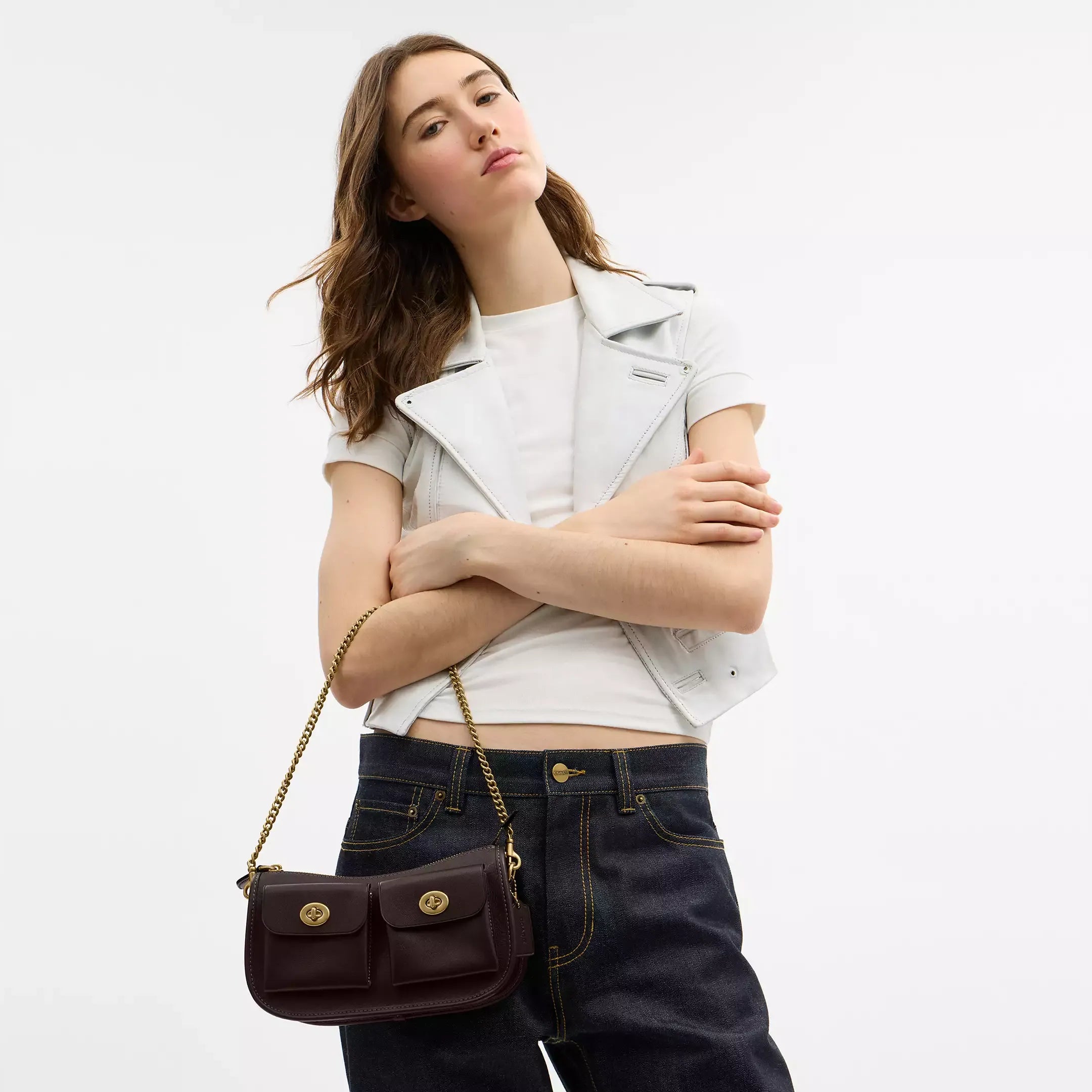 Coach Twin Turnlock Waverly Bag