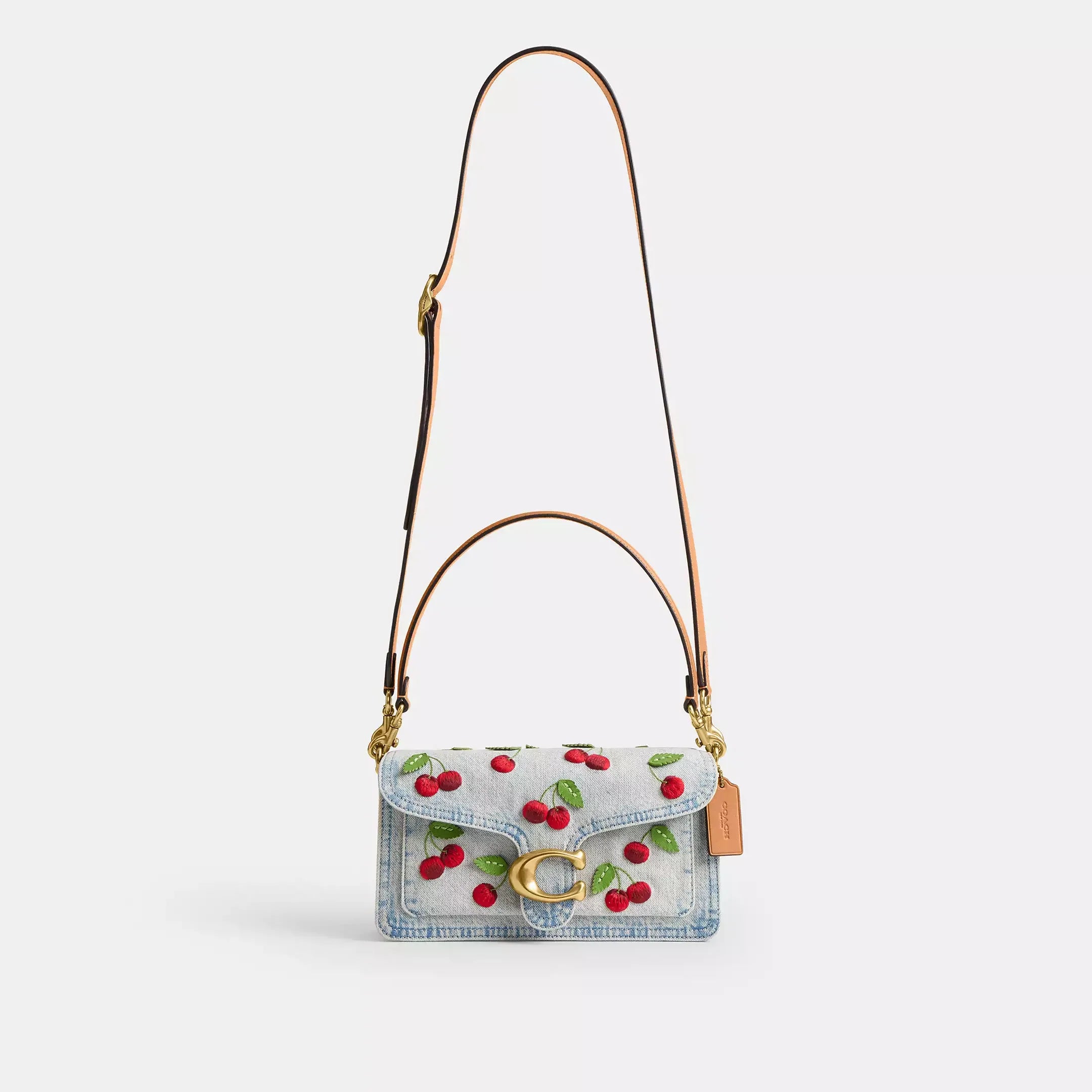 Coach Tabby Shoulder Bag 26 With Cherry Embroidery