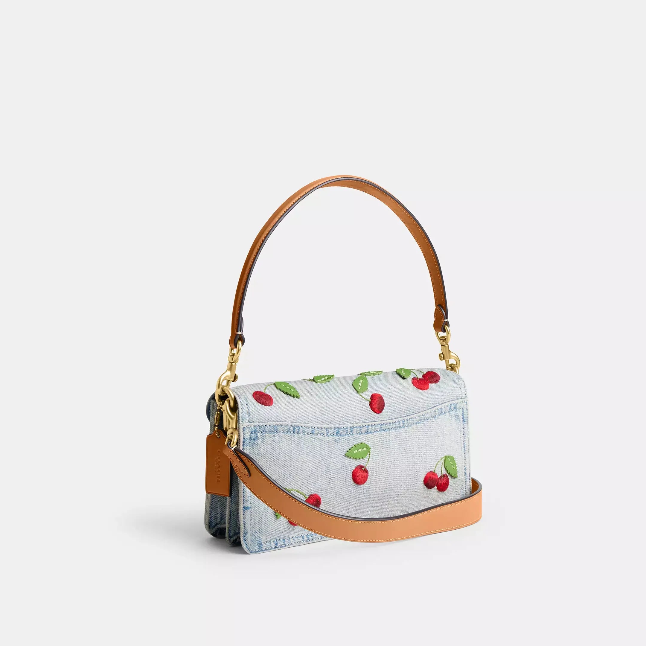 Coach Tabby Shoulder Bag 26 With Cherry Embroidery