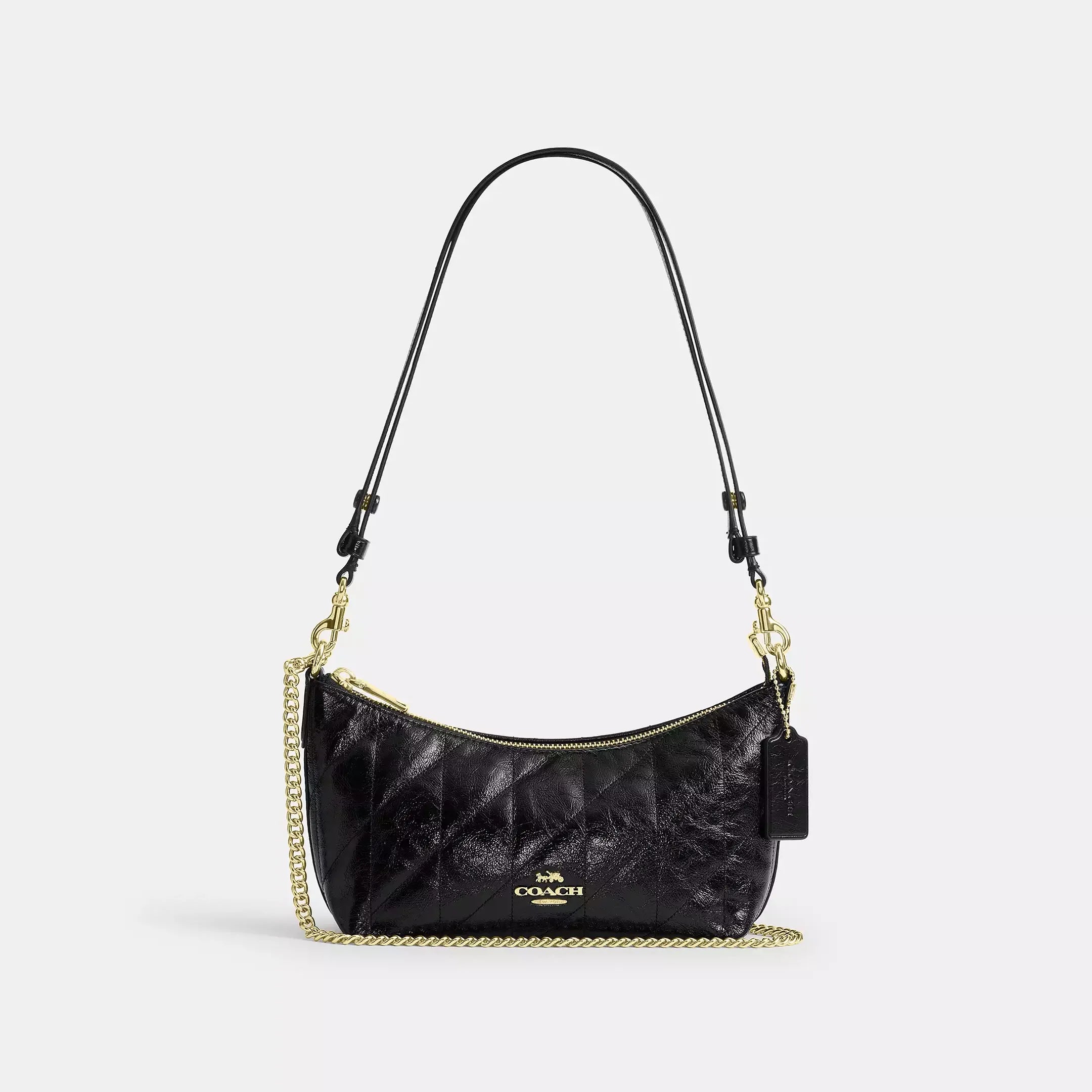 Coach Caitlin Shoulder Bag With Quilting