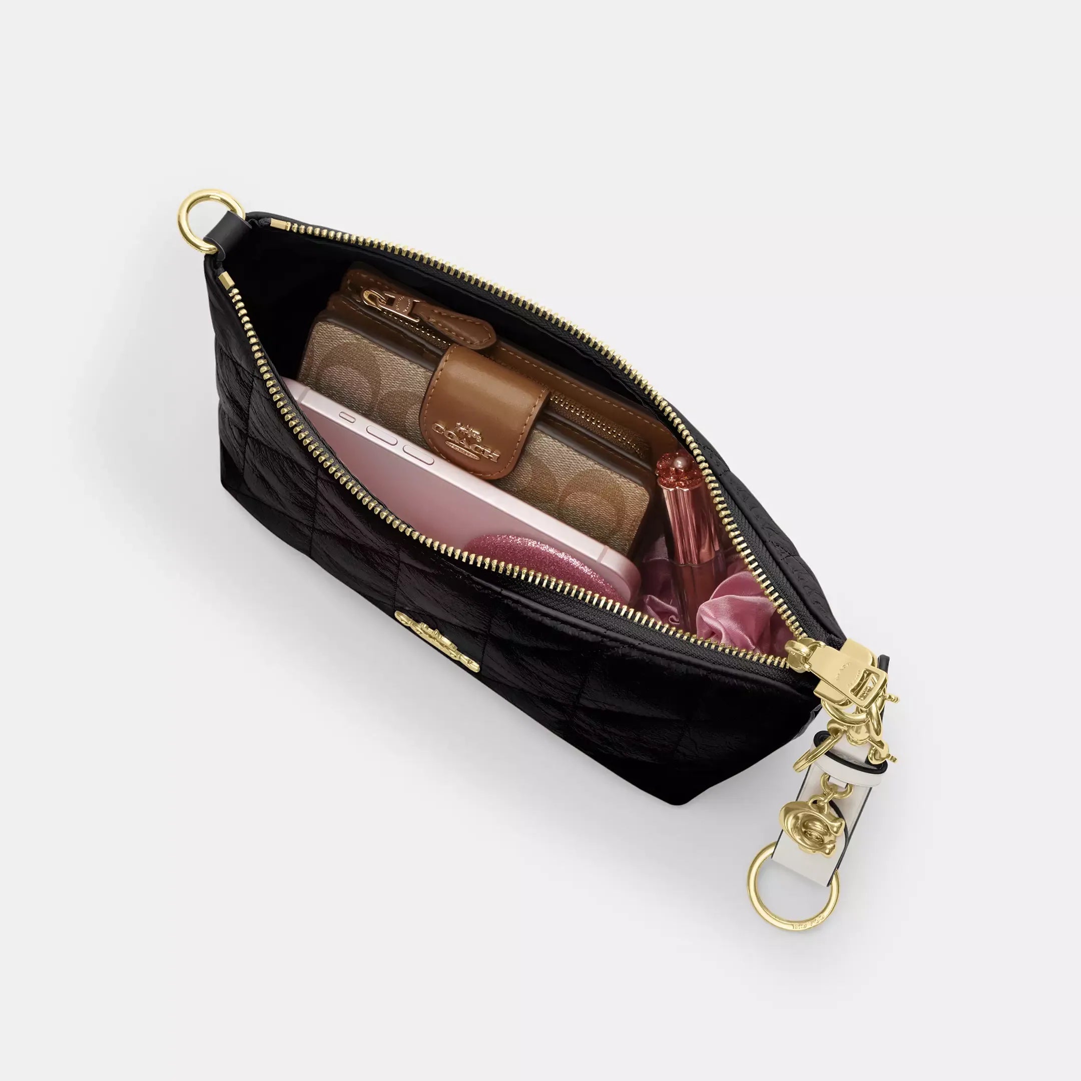 Coach Caitlin Shoulder Bag With Quilting