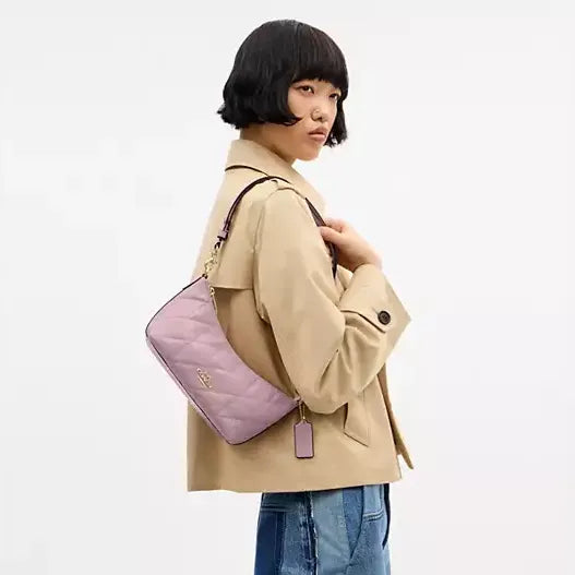 Coach Caitlin Shoulder Bag With Quilting
