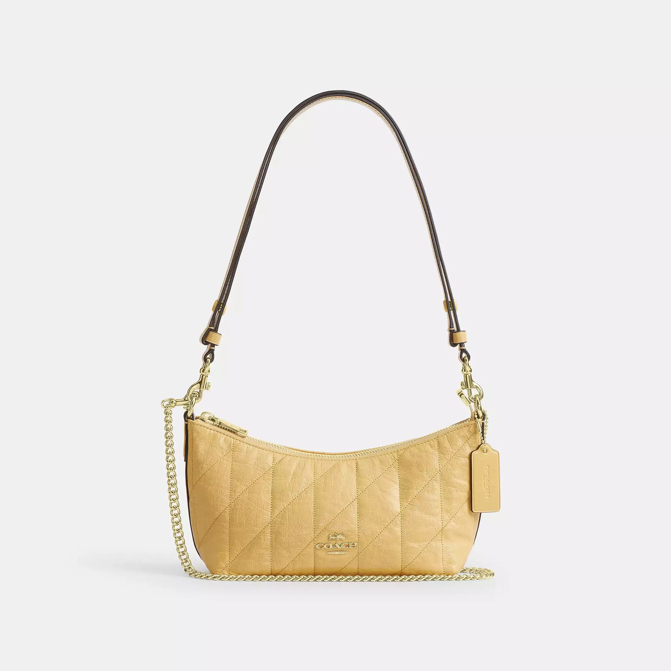 Coach Caitlin Shoulder Bag With Quilting