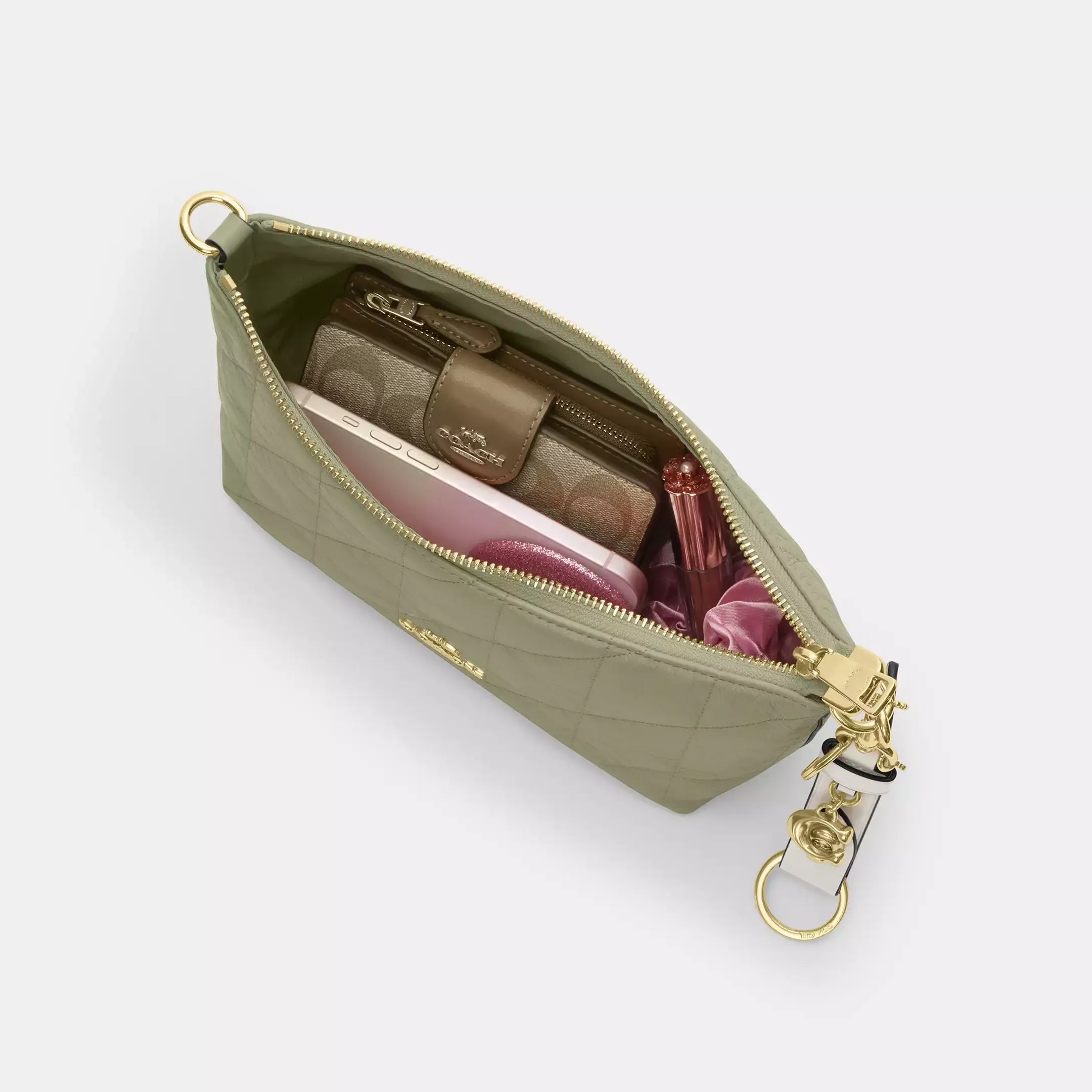 Coach Caitlin Shoulder Bag With Quilting
