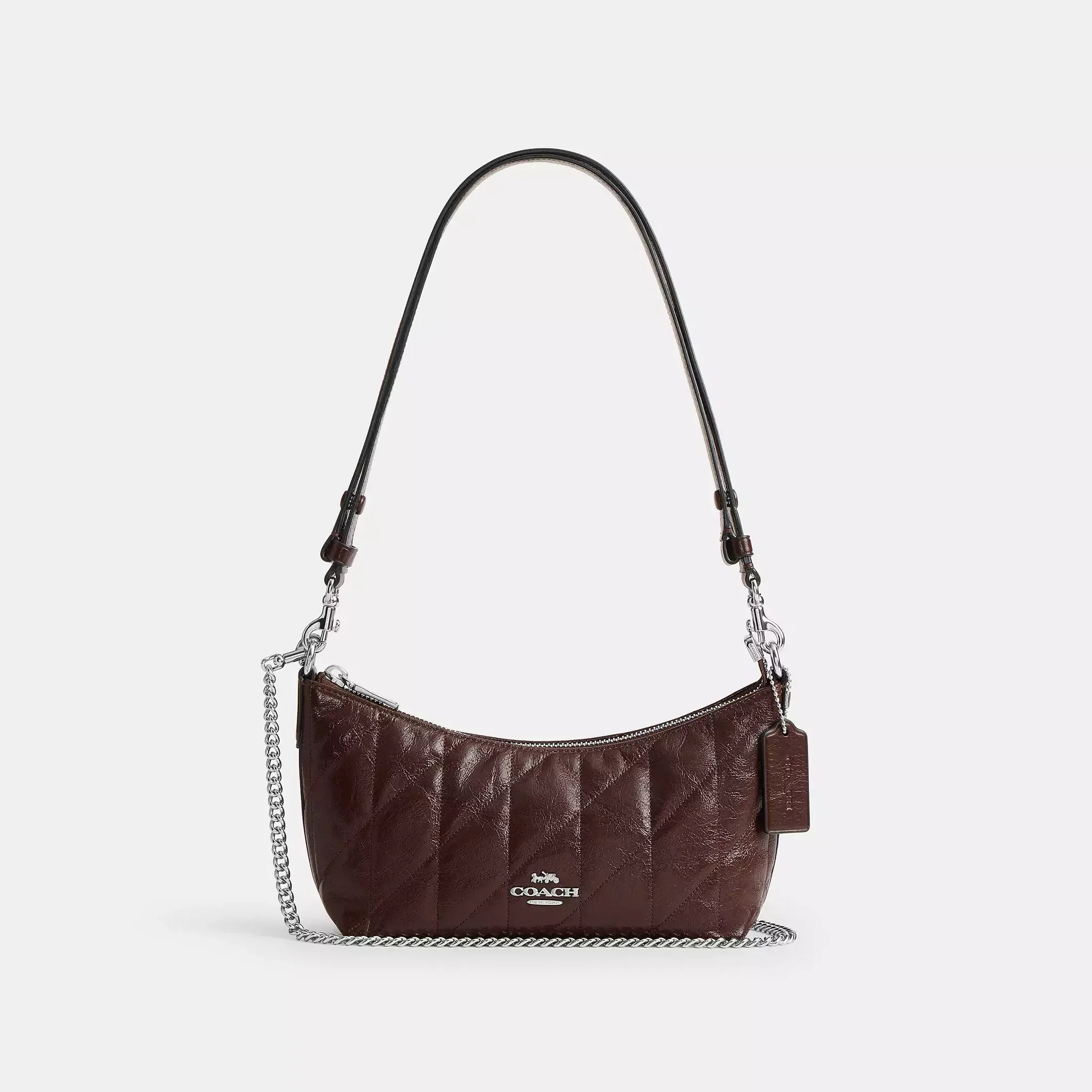 Coach Caitlin Shoulder Bag With Quilting