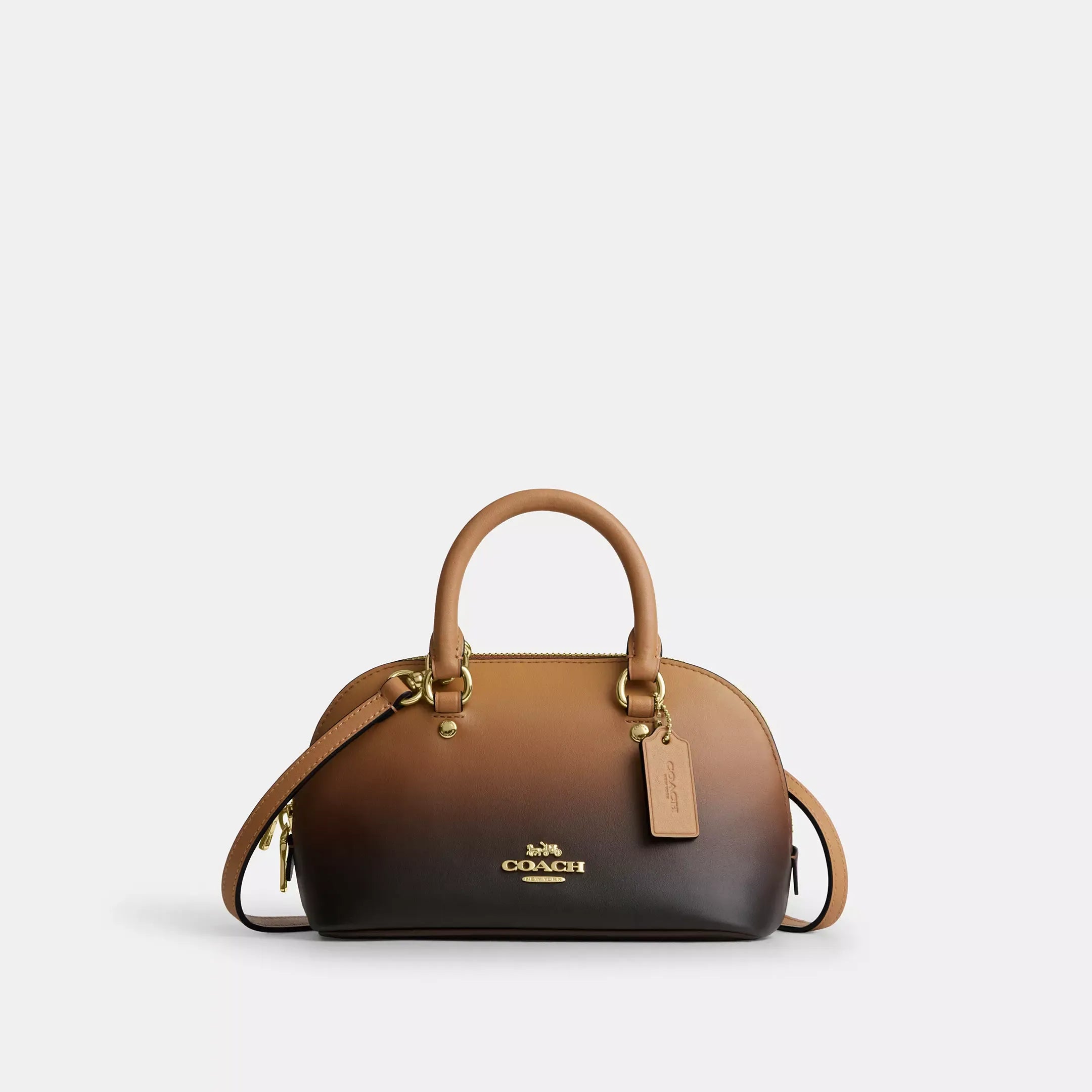 Coach Lara Mini Satchel Bag With Ombre