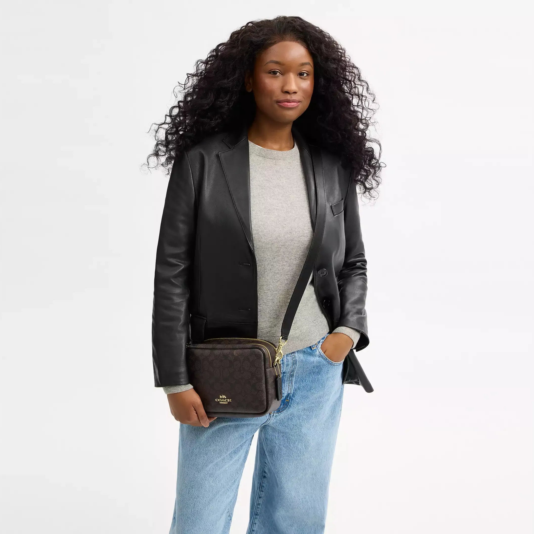 Coach Carey Crossbody Bag In Signature Canvas