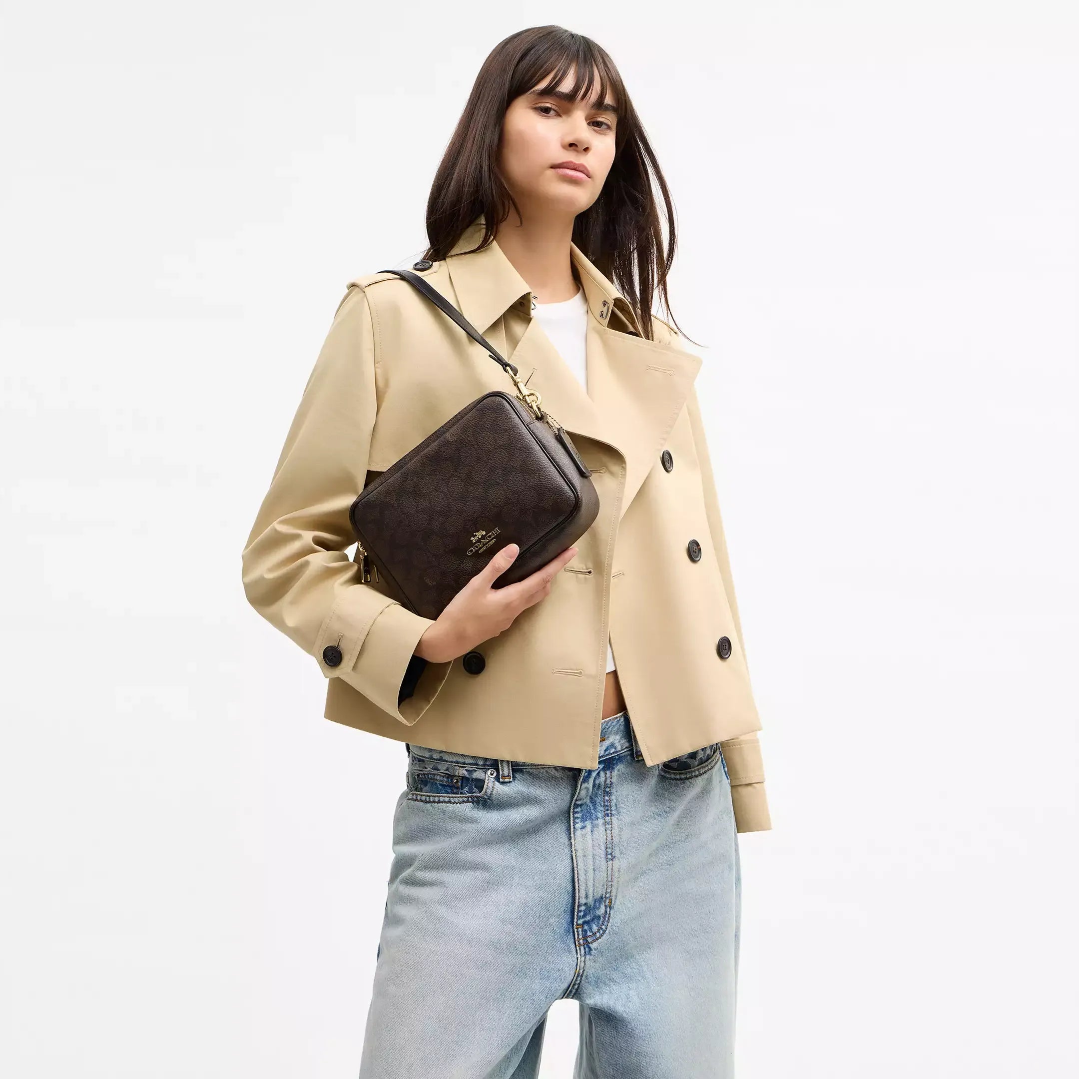 Coach Carey Crossbody Bag In Signature Canvas