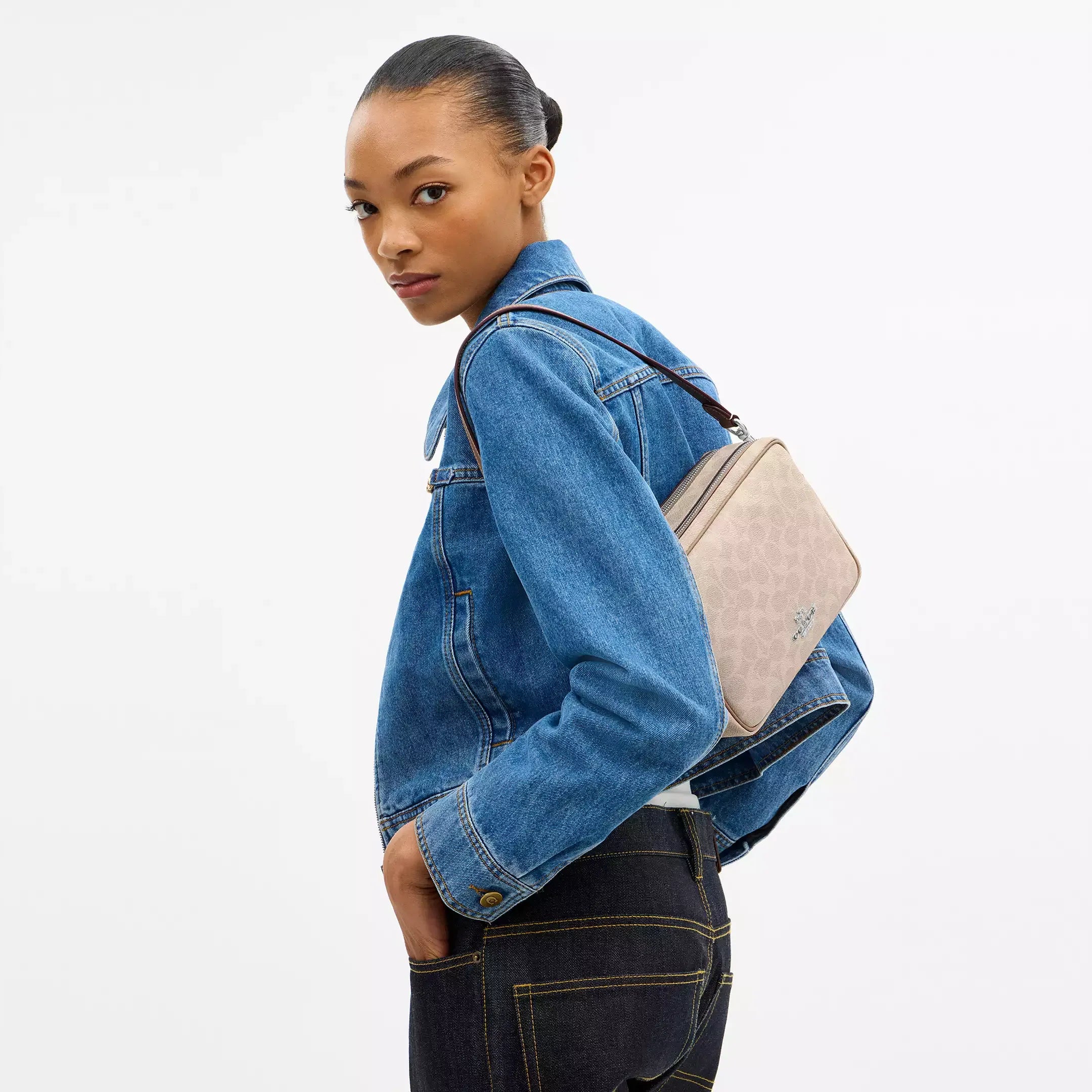Coach Carey Crossbody Bag In Signature Canvas