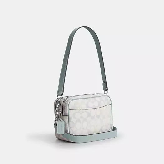 Coach Mini Carey Crossbody Bag In Signature Canvas