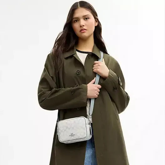 Coach Mini Carey Crossbody Bag In Signature Canvas