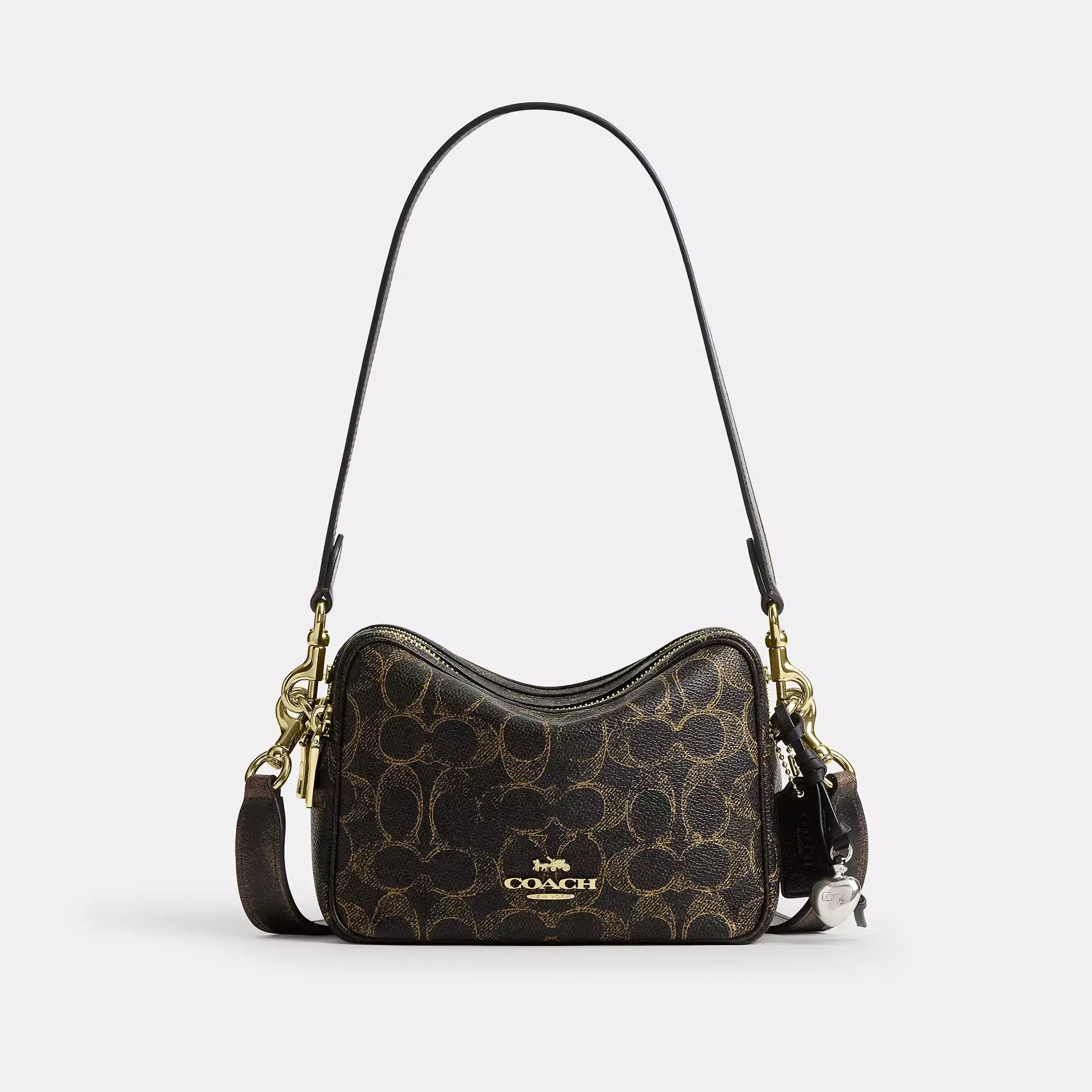 Coach Mini Carey Crossbody Bag In Loved Signature Canvas