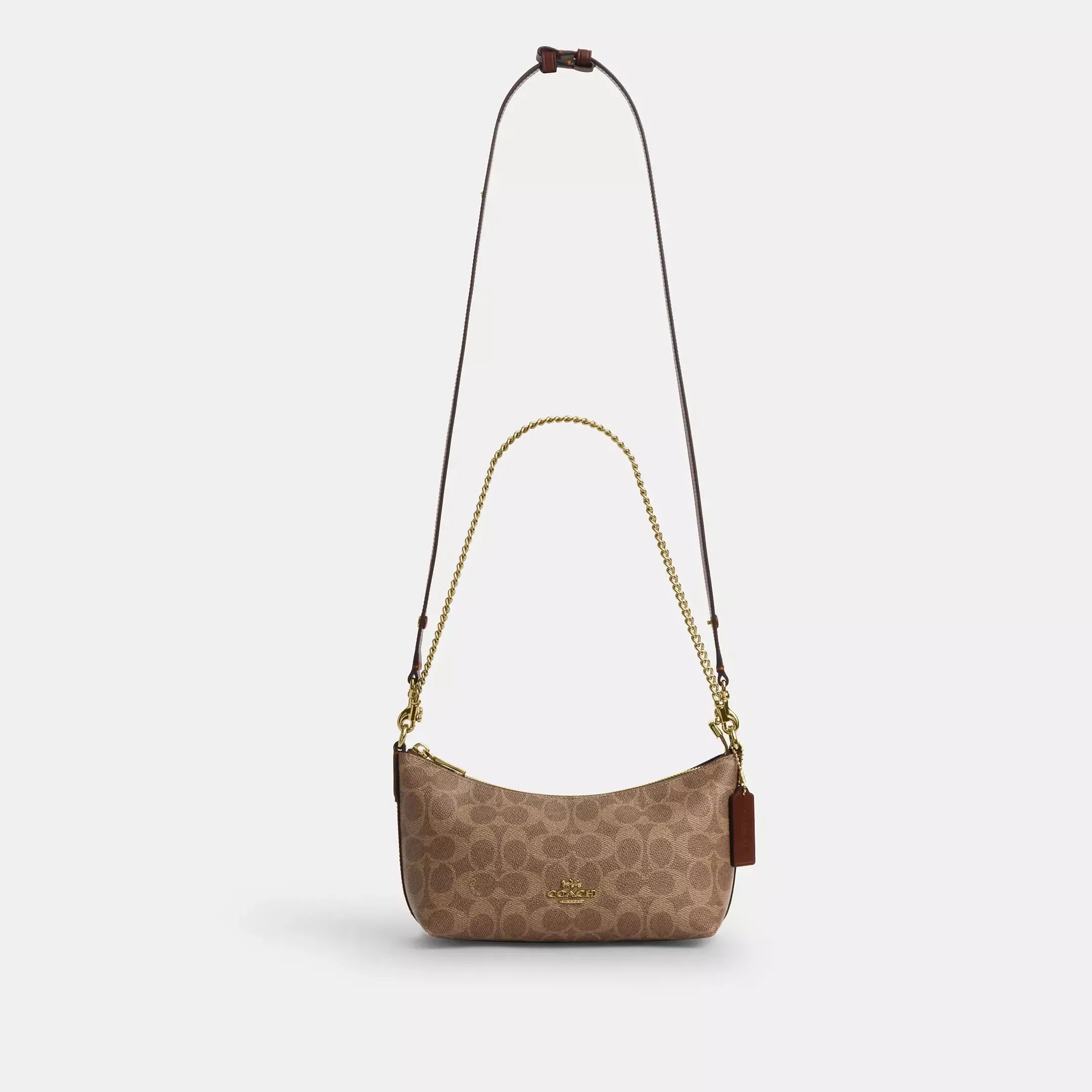 coach Caitlin Shoulder Bag In Signature Canvas