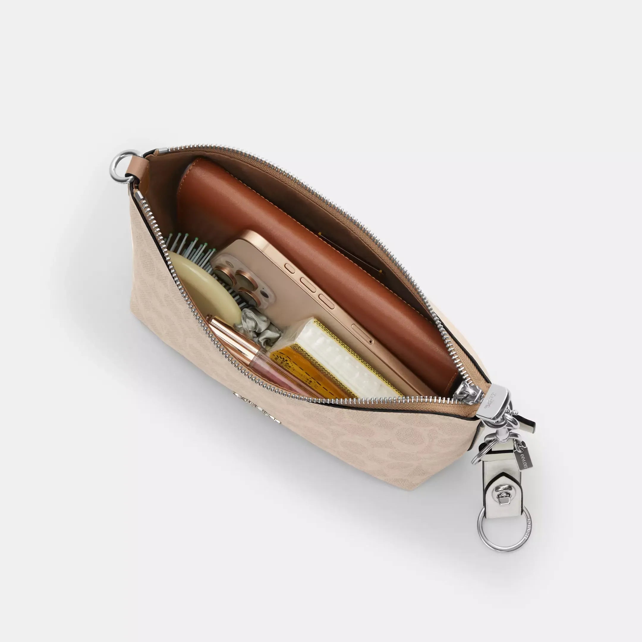 coach Caitlin Shoulder Bag In Signature Canvas