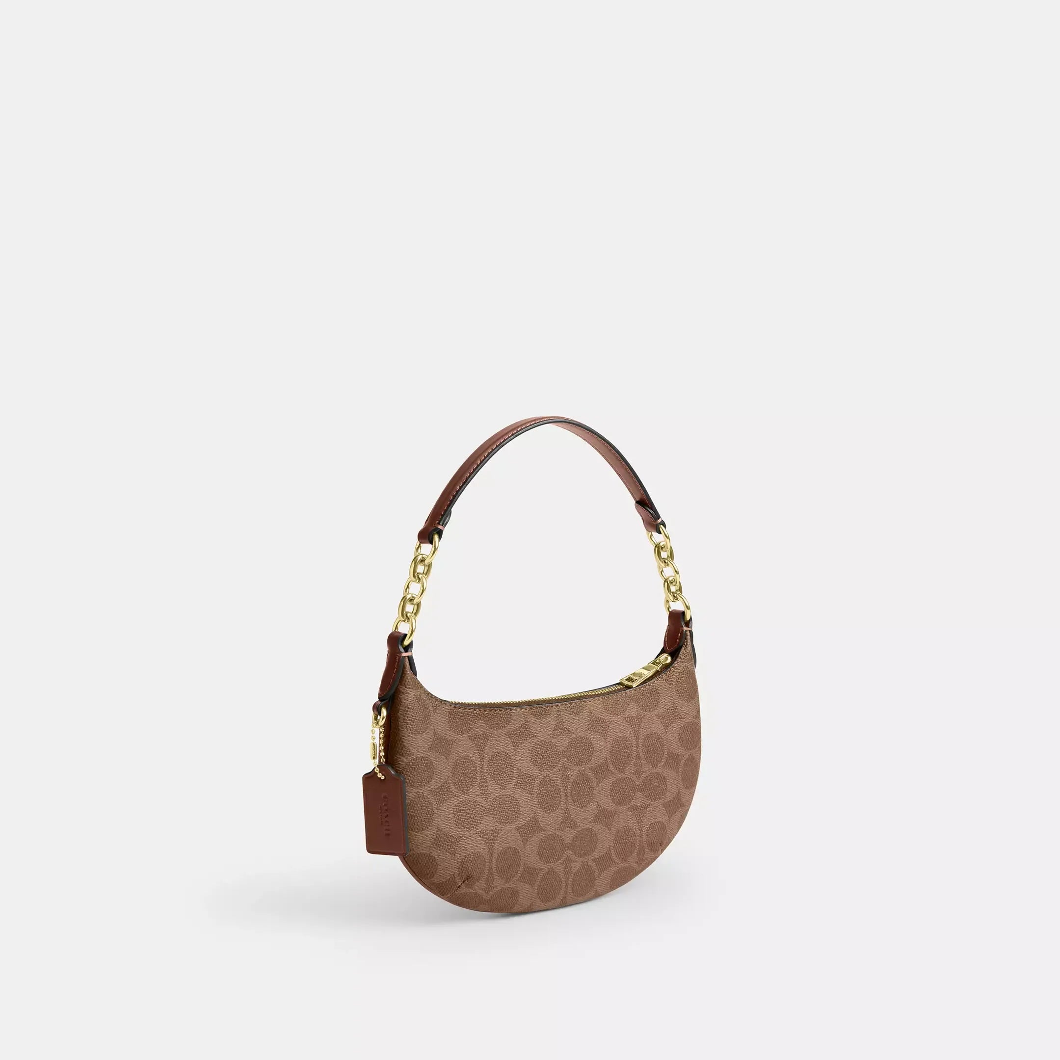 Coach Mini Payton Bag In Signature Canvas
