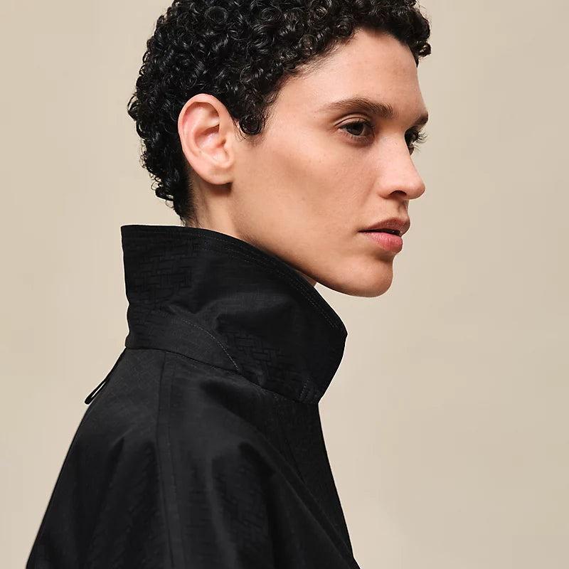Hermès Cropped polo blouse