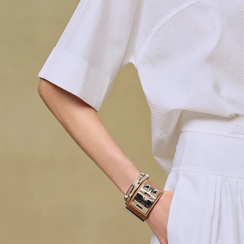 Hermès Cropped polo blouse