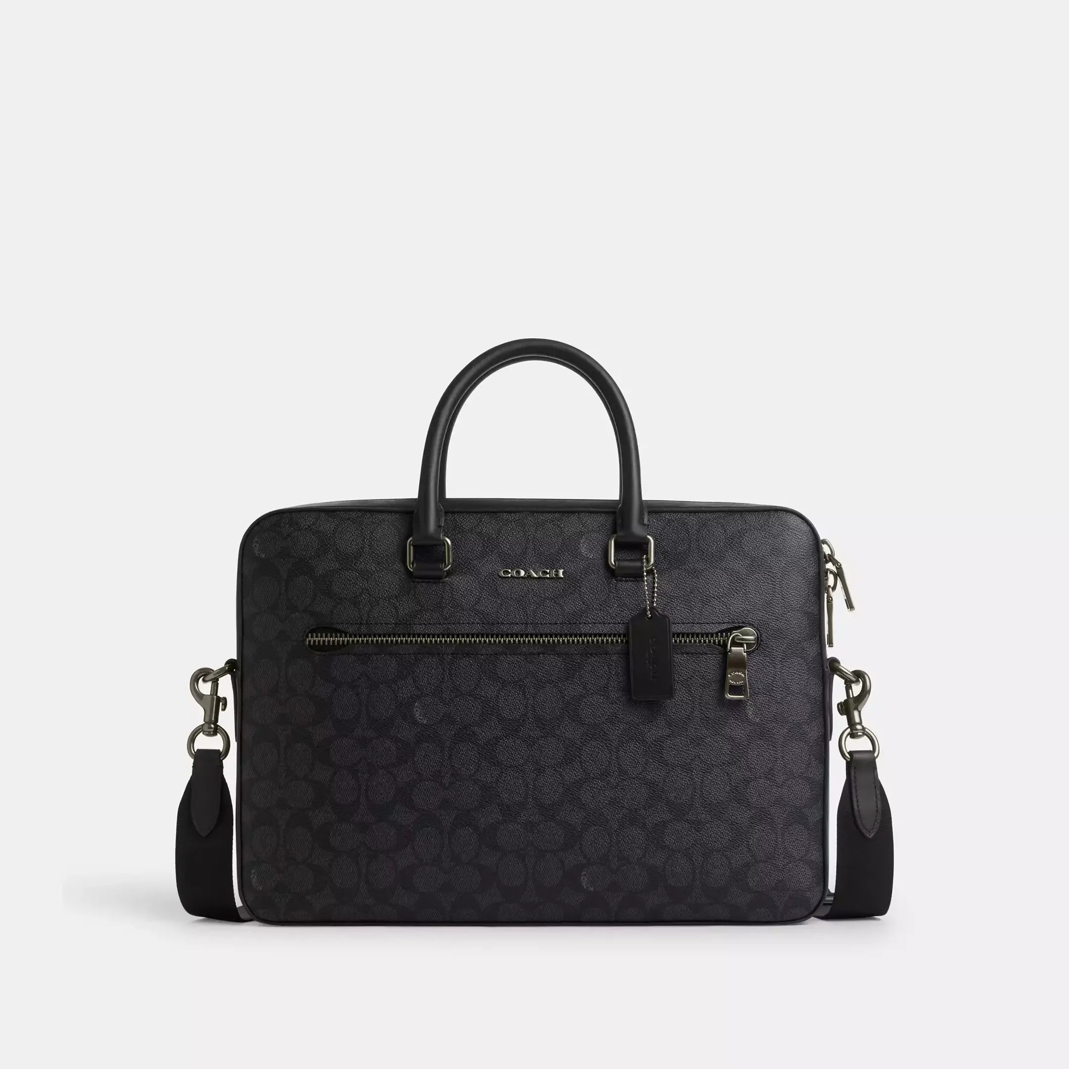 Coach Ethan Slim Brief In Signature Canvas