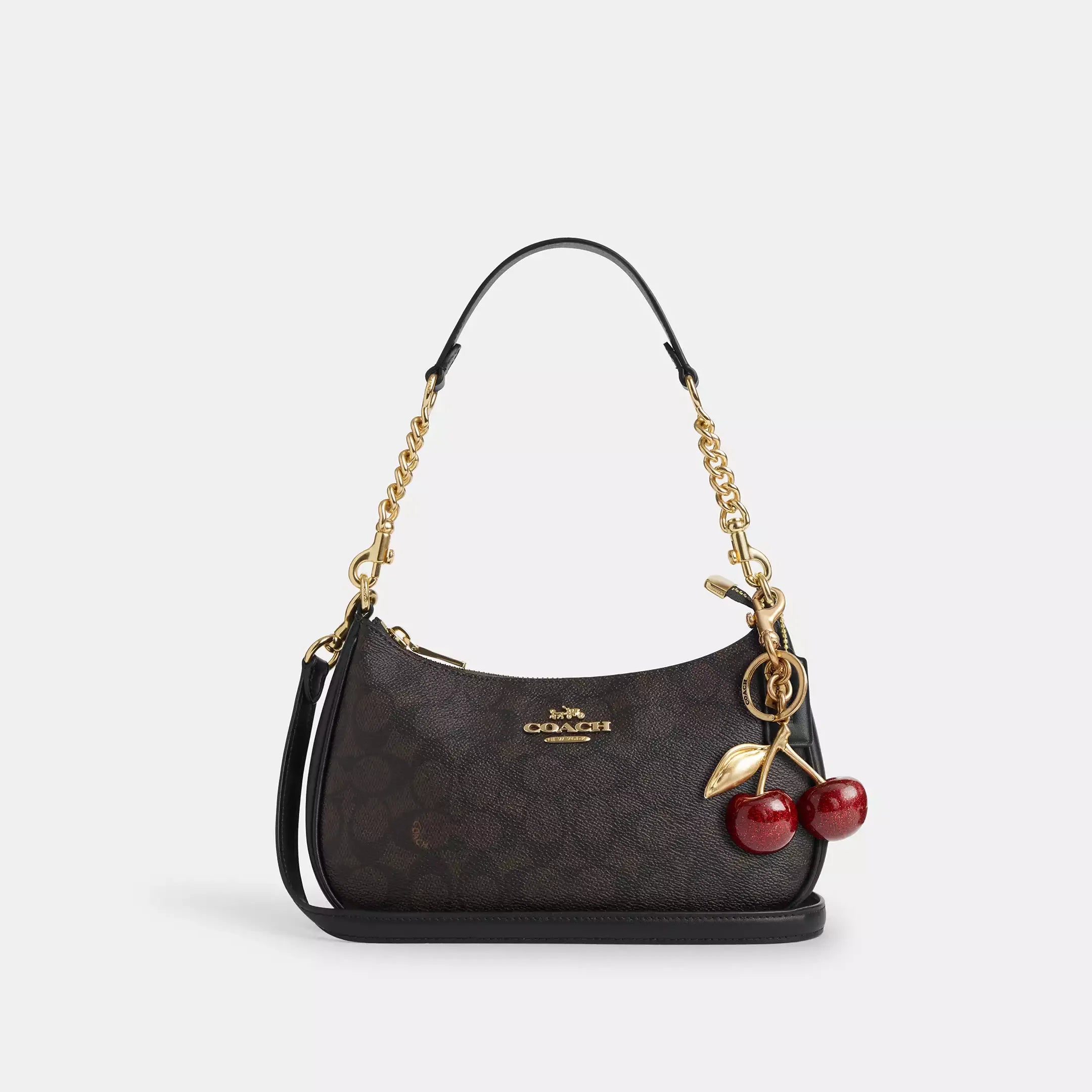 Coach Teri Shoulder Bag In Signature Canvas