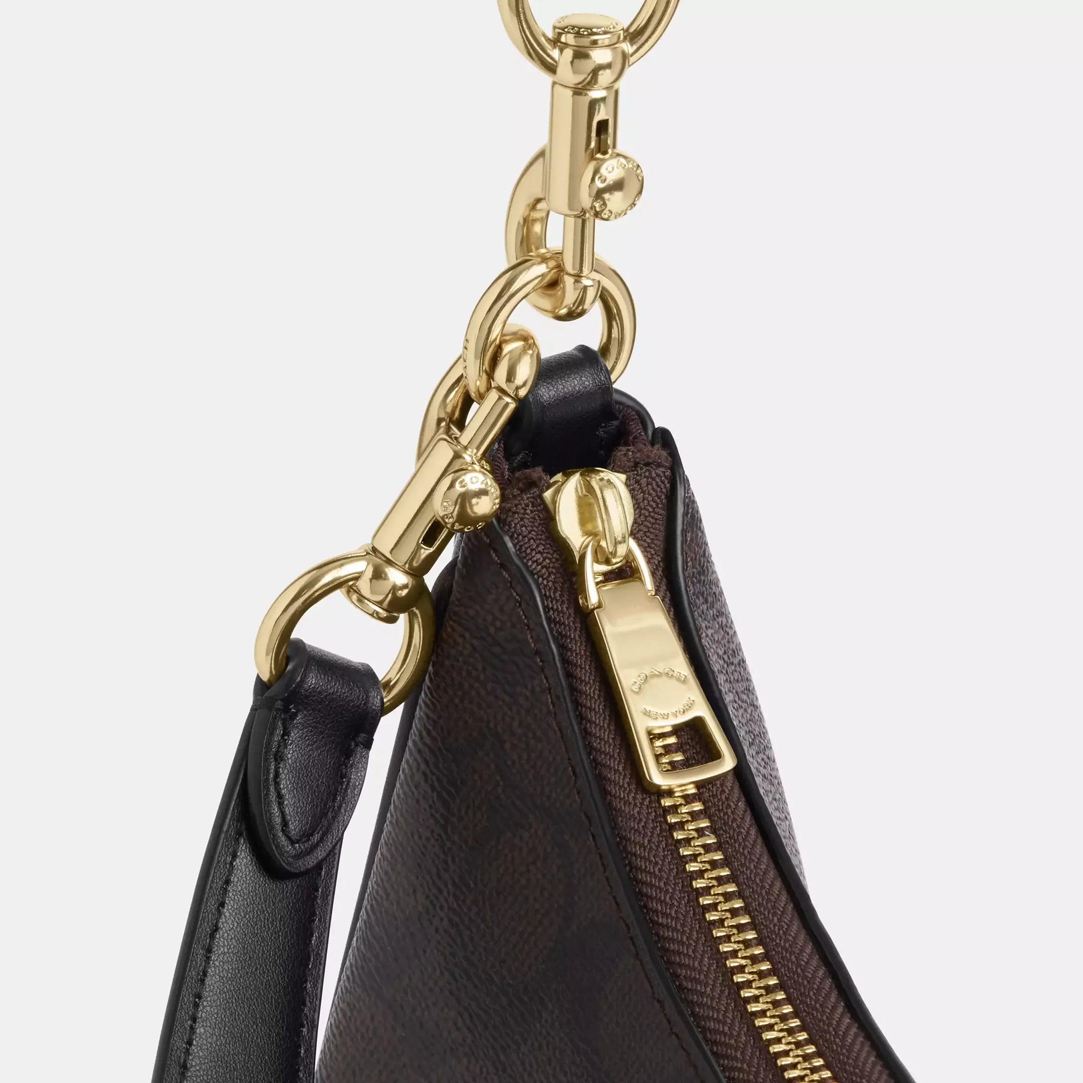 Coach Teri Hobo Bag In Signature Canvas