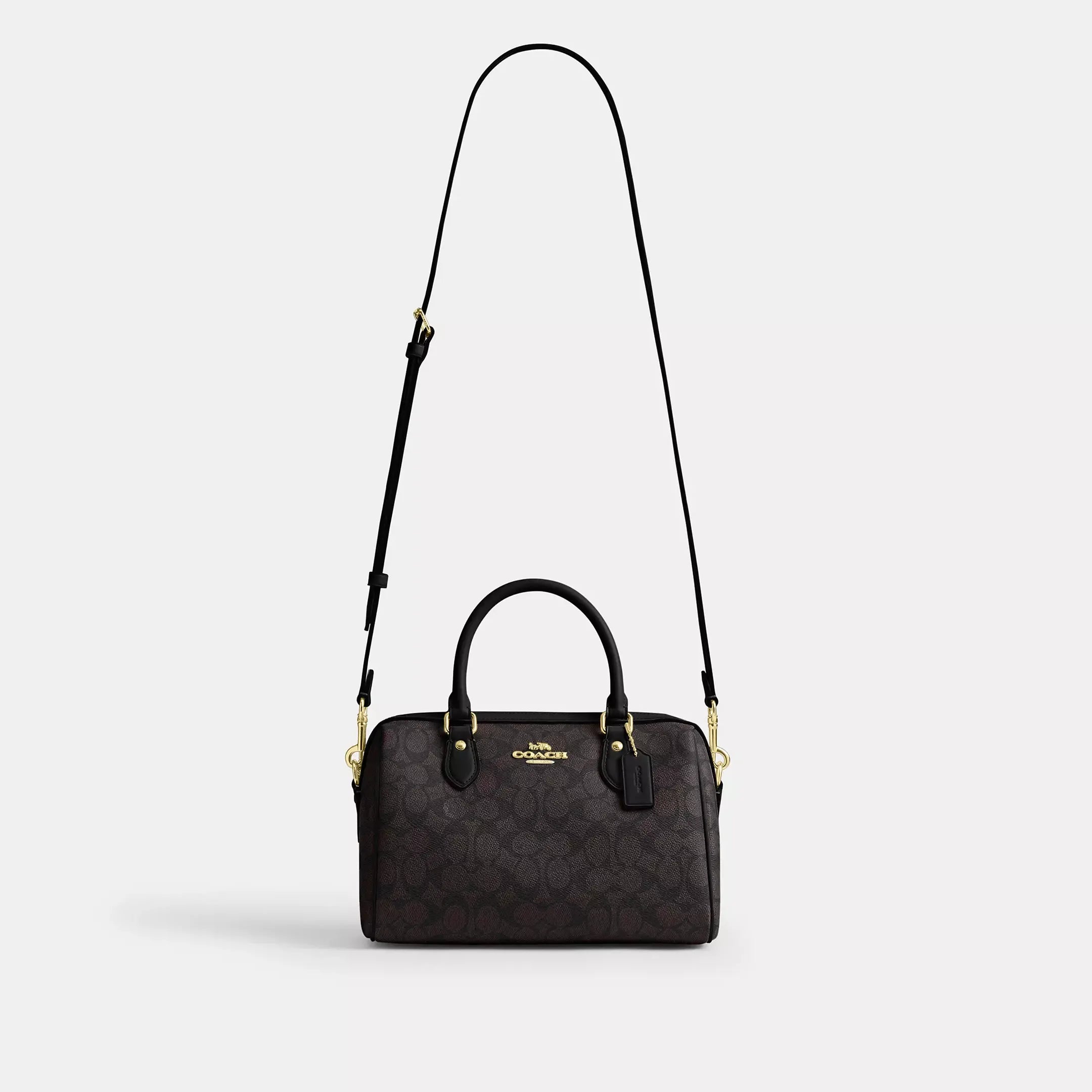 Coach Rowan Satchel Bag In Signature Canvas