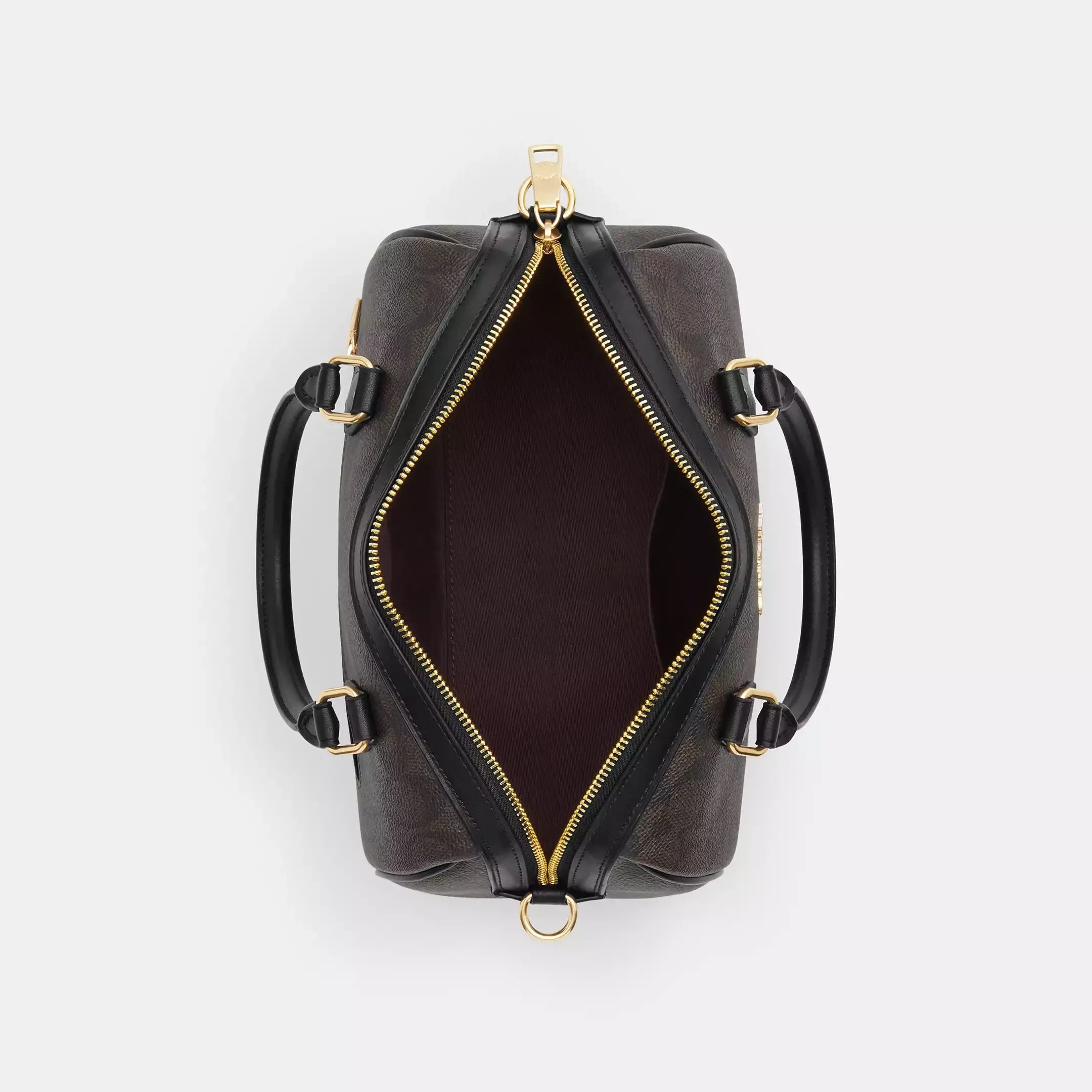 Coach Rowan Satchel Bag In Signature Canvas