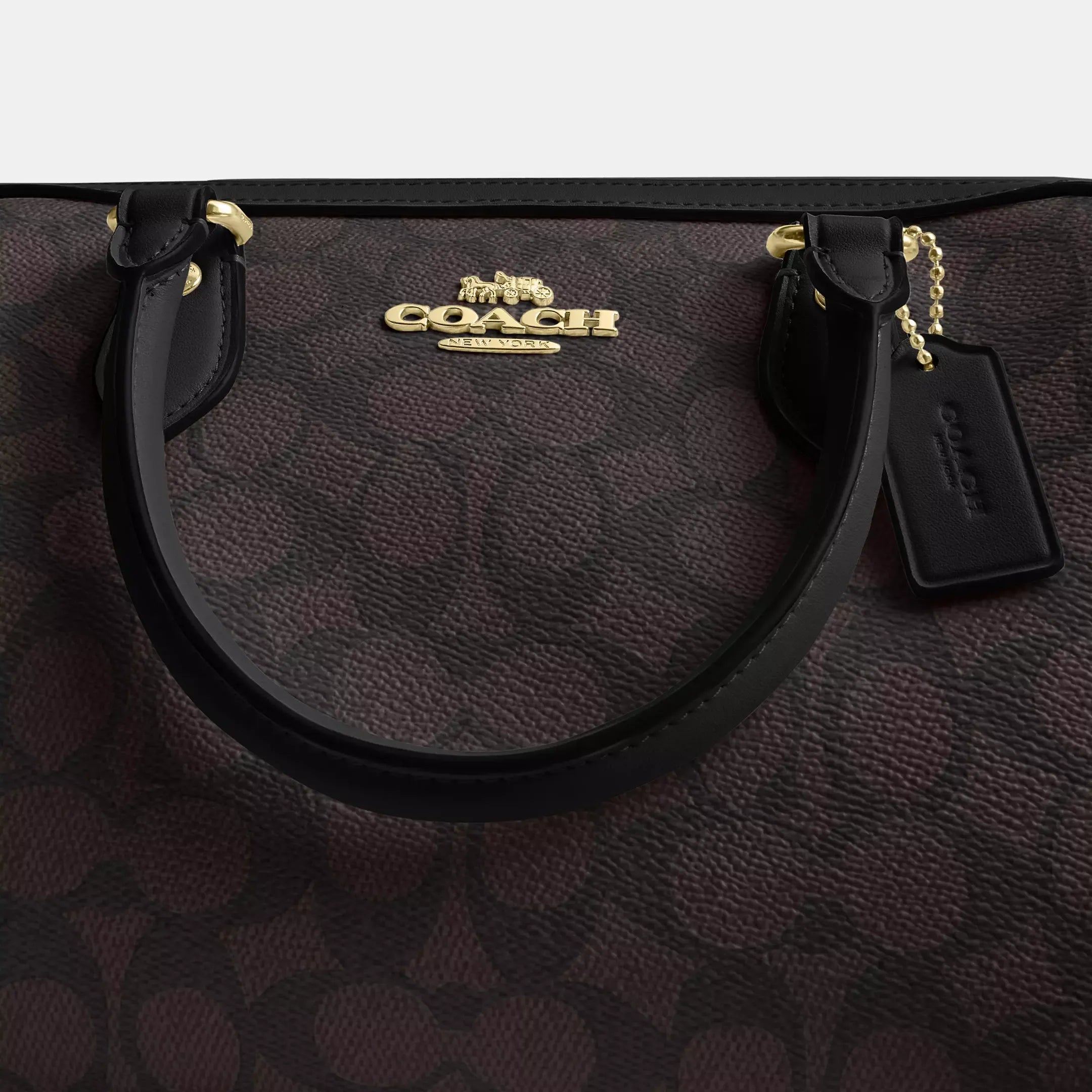 Coach Rowan Satchel Bag In Signature Canvas