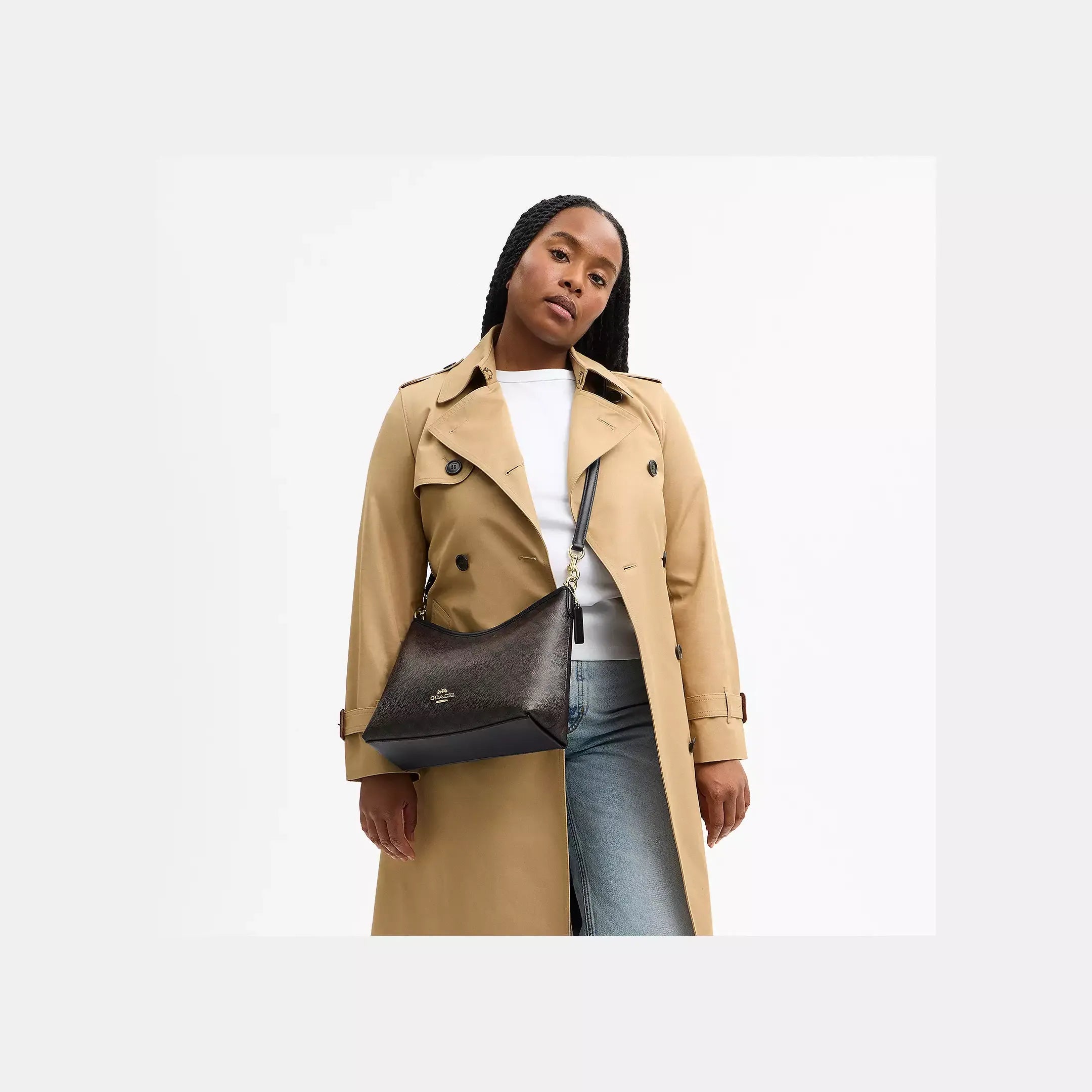 Coach Laurel Shoulder Bag In Signature Canvas