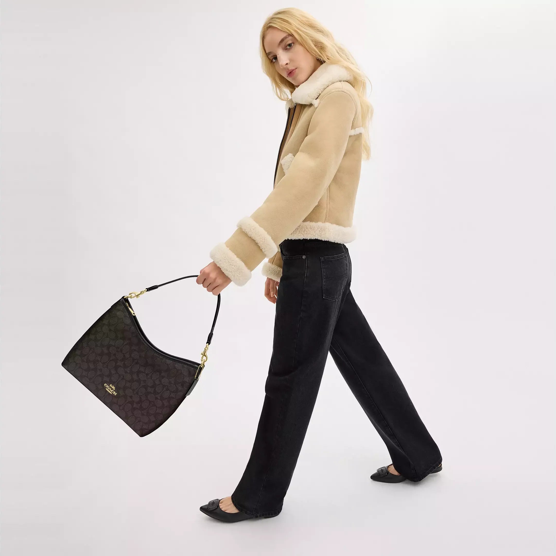 Coach Laurel Shoulder Bag In Signature Canvas